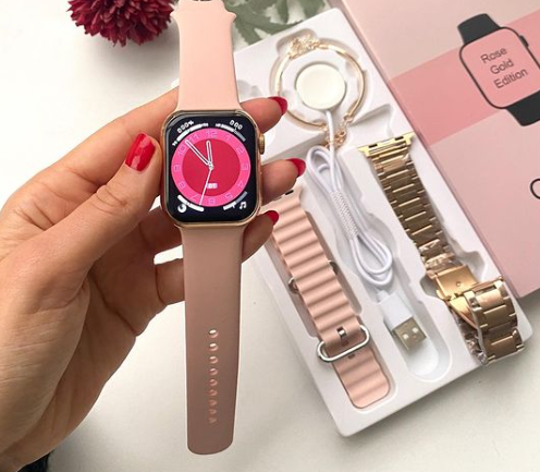 Smart Watch  H9 Mini Set PembeSmart Watch H9 Mini Set Pembe Akıllı Kol Saati