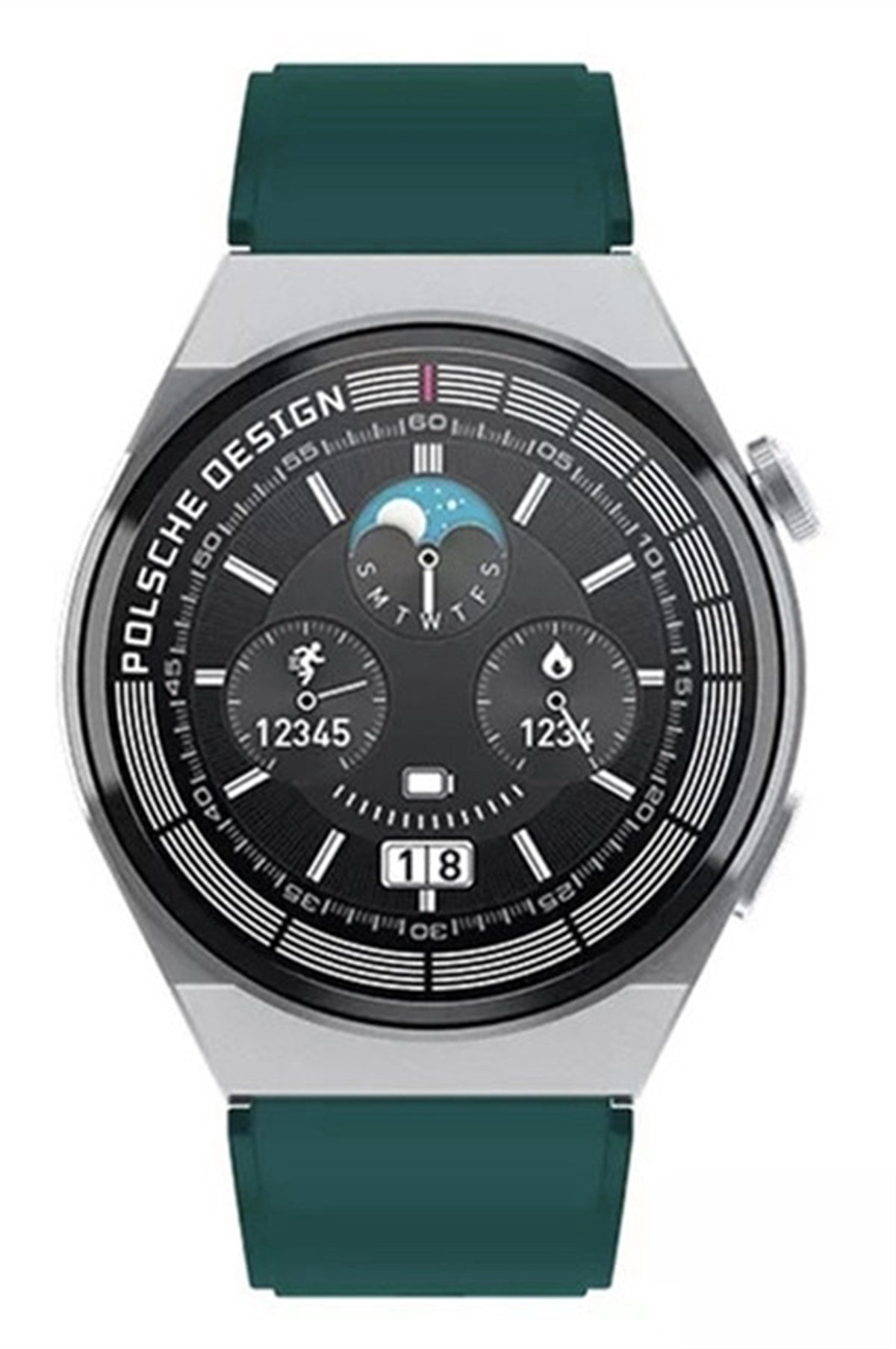 NavimarineSMART002-02  YeşilNavimarine SMART002-02 Yeşil Smart Akıllı Erkek Kol Saati