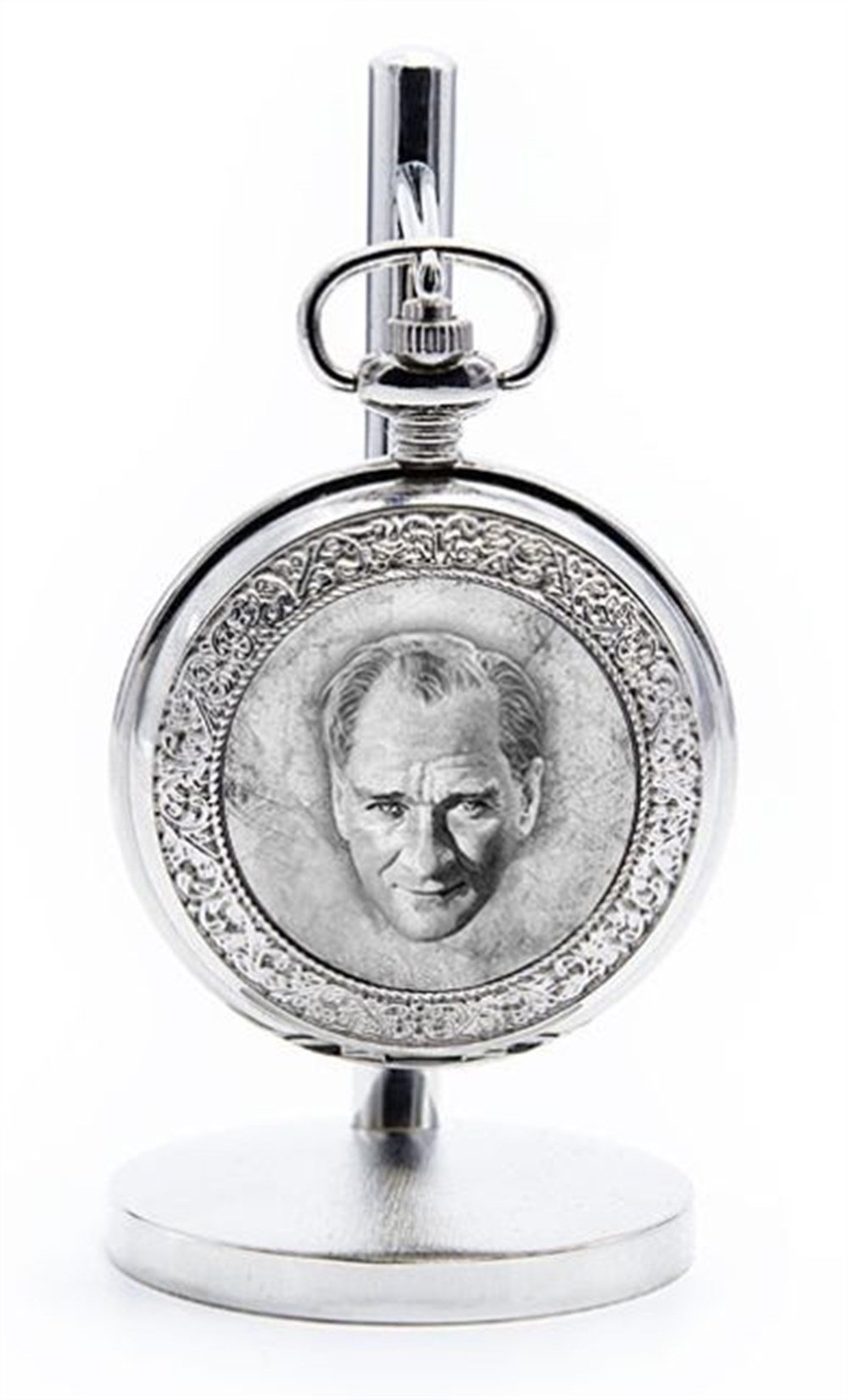 CEP SAATİES-K-ATA002Atatürk Beyaz ES-K-ATA002 Modeli Cep Saati