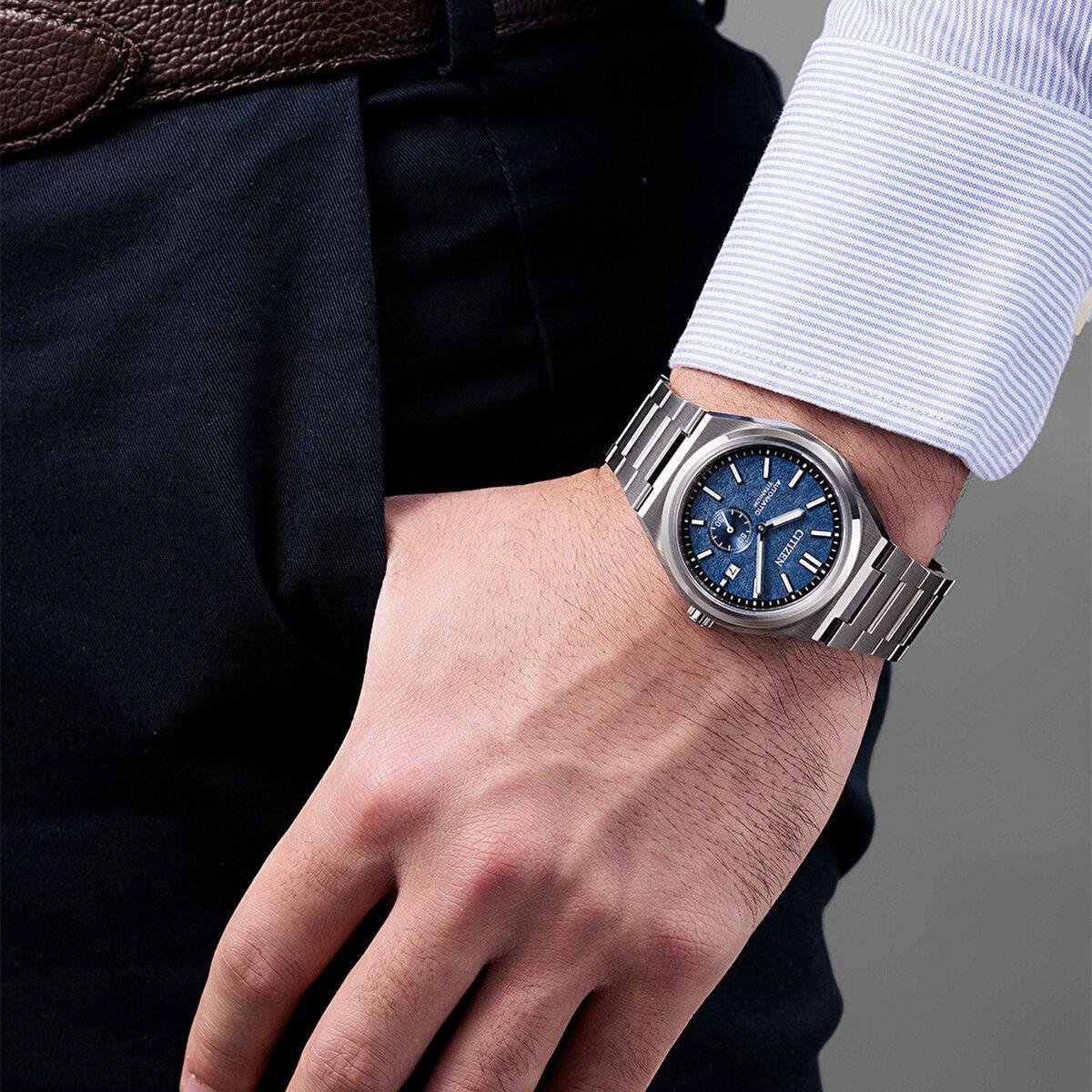 Citizen NJ0180-80LCitizen Zenshin Super Titanium Small Seconds NJ0180-80L Kol Saati