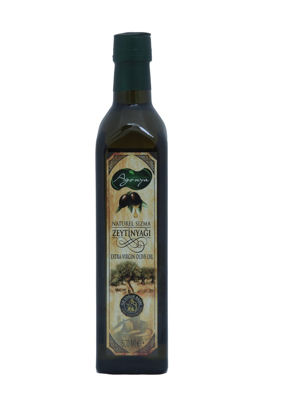 Agonya Naturel Sızma Zeytinyağı (İlk Soğuk Baskı) 500 Ml