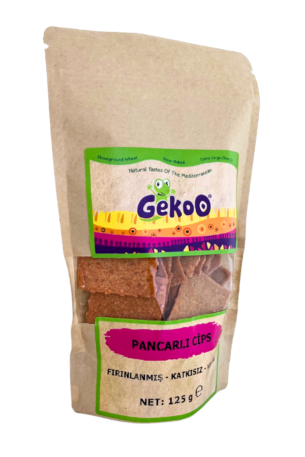 GekoO Fırınlanmış Pancarlı Cips Katkısız Vegan 125g