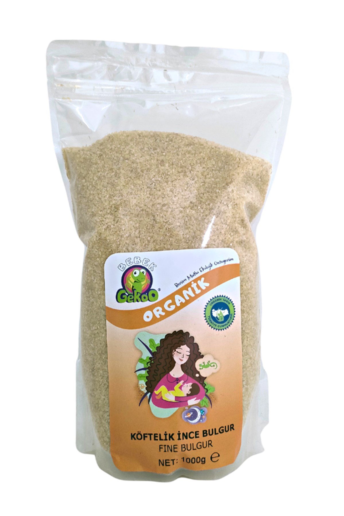 GEKOO ORGANİK KÖFTELİK İNCE BULGUR 1kg