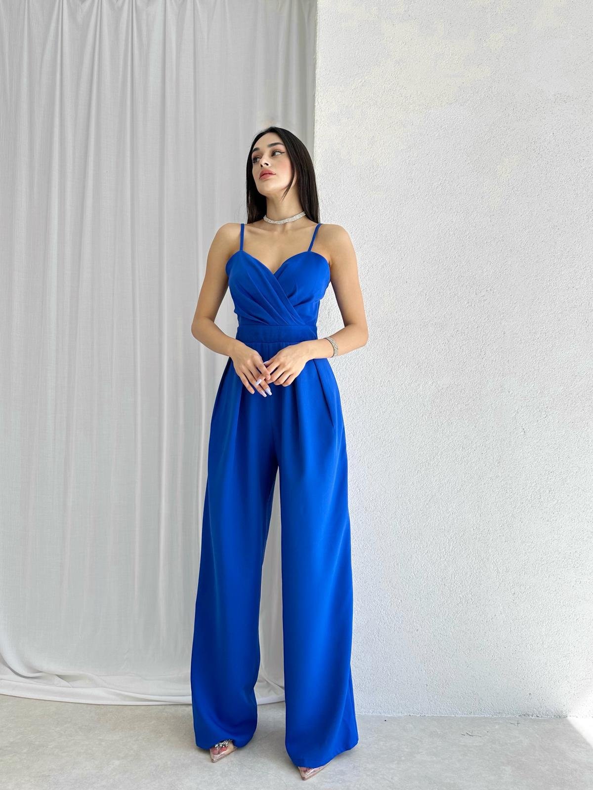 Askı Detay Tasarım Tulum - SAKS MAVİ