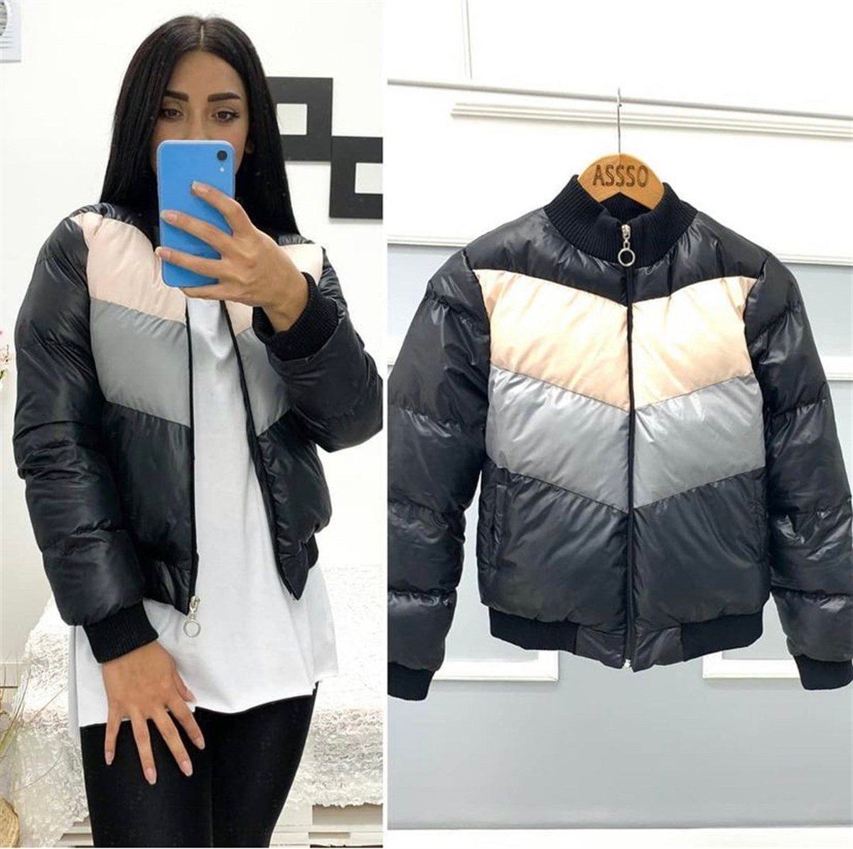 Şişme Spor Mont - SİYAH