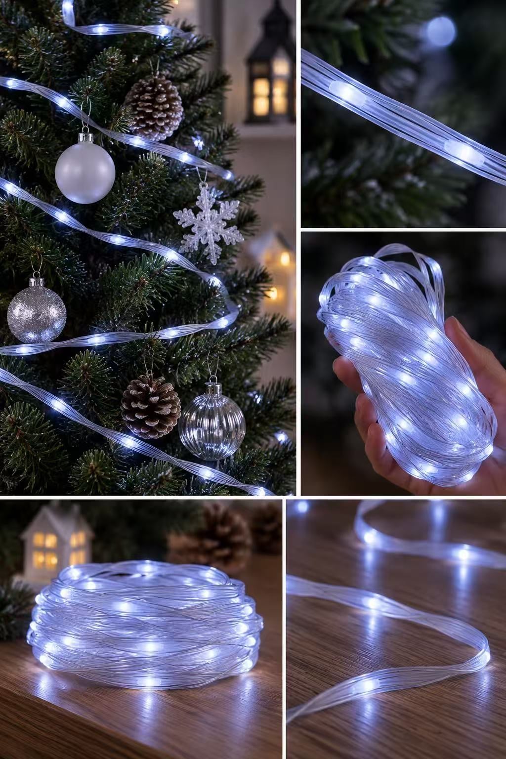 10 Metre Beyaz Led Süsleme Işığı