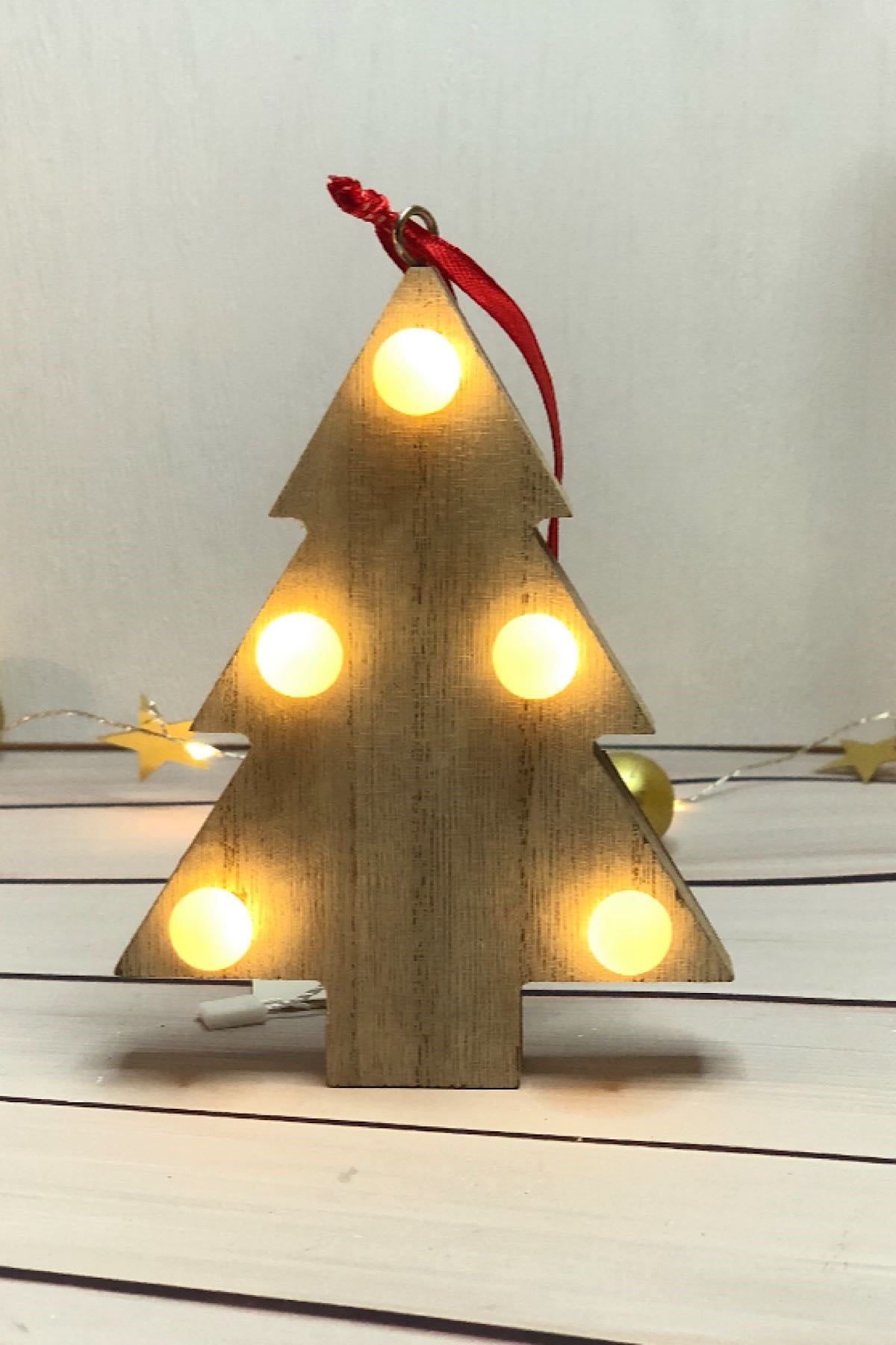 Çamağacı Led Işıklı Yılbaşı Ağaç Süsü