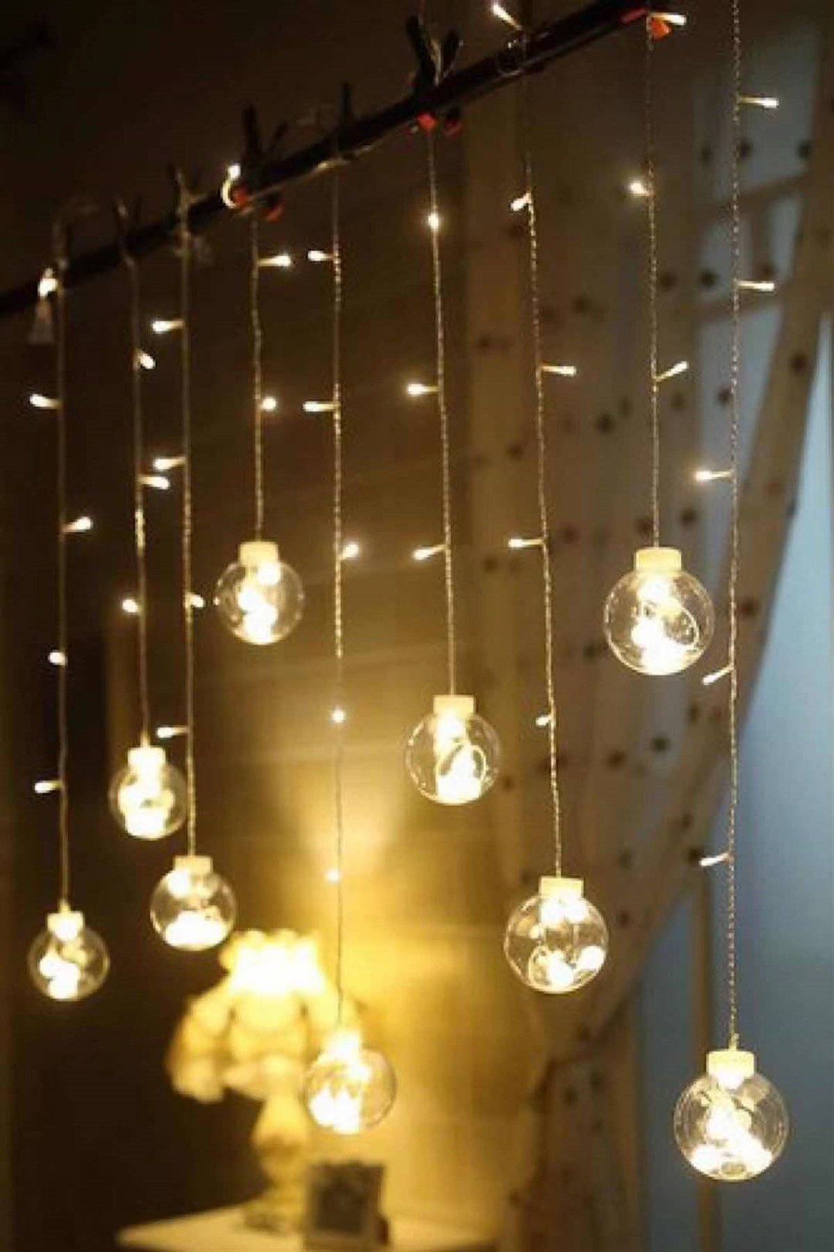 Işıklı Top Perde Led