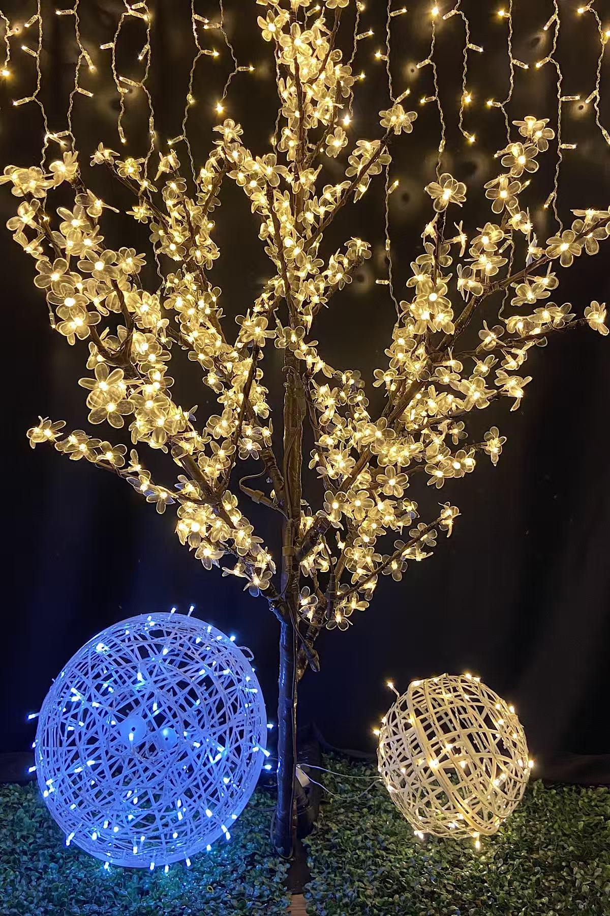 Led ışıklı Küre 35cm çap