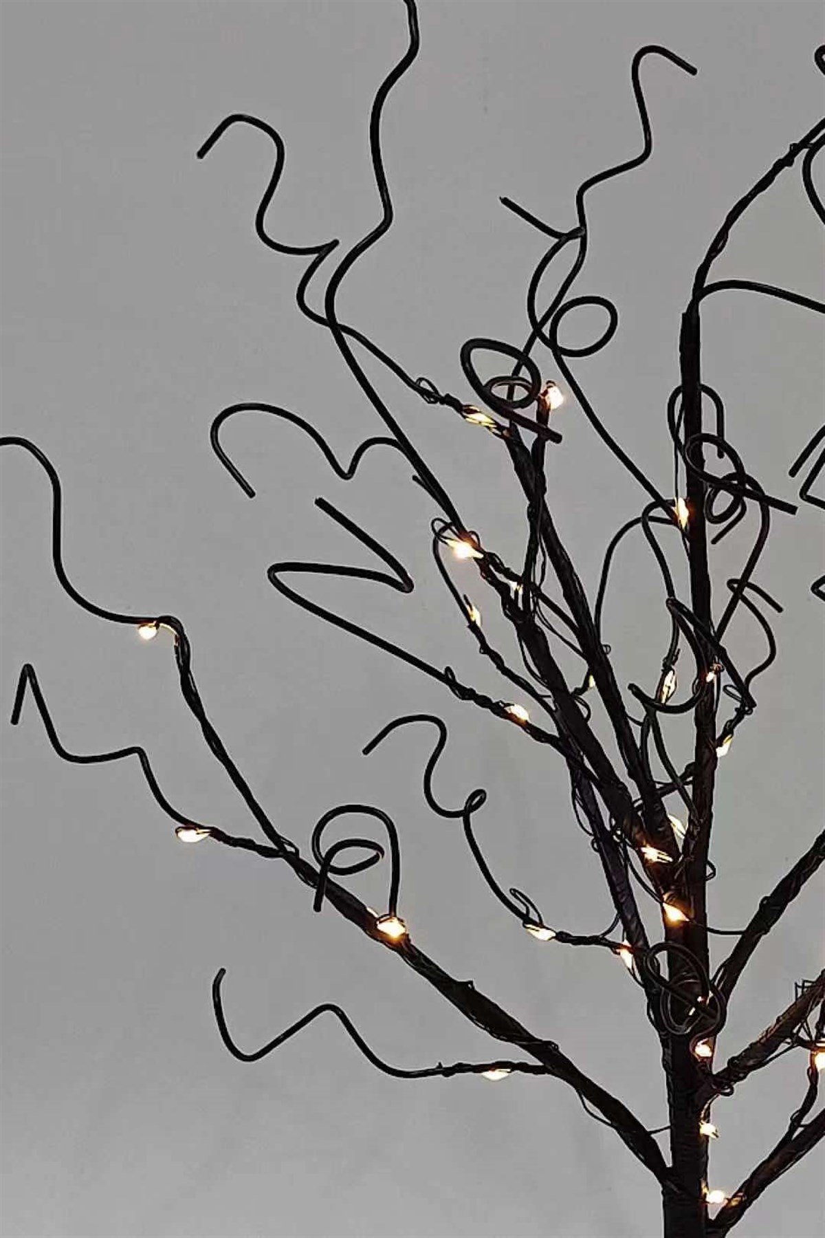 Led Işıklı Siyah Ağaç Dekor