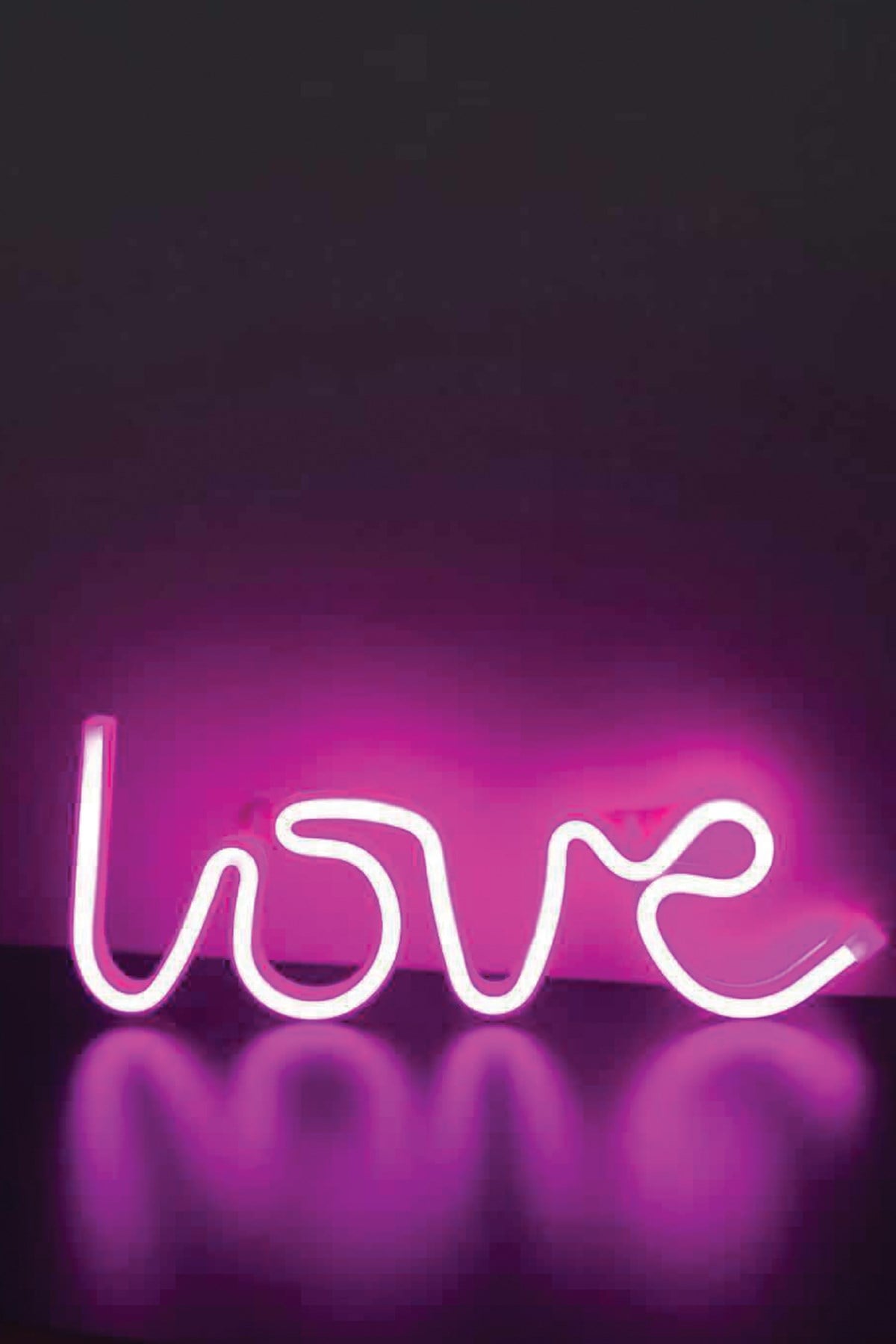NEON LOVE PEMBE