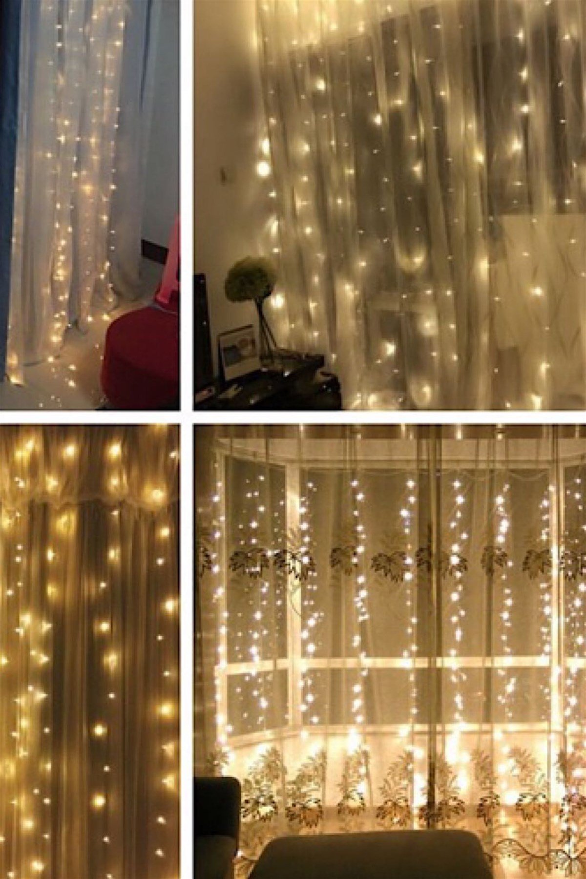 Perde Led 3x3 Metre Günışığı