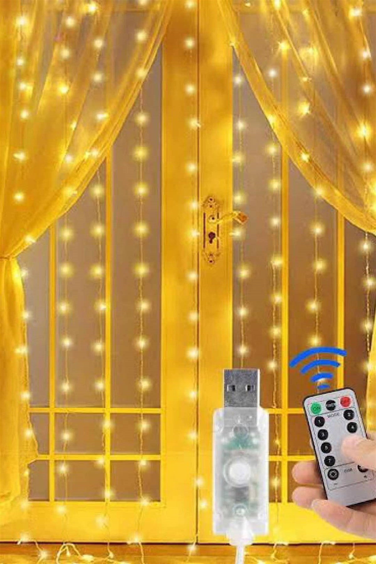 Perde Led Işık 3x2 Metre Kumandalı 