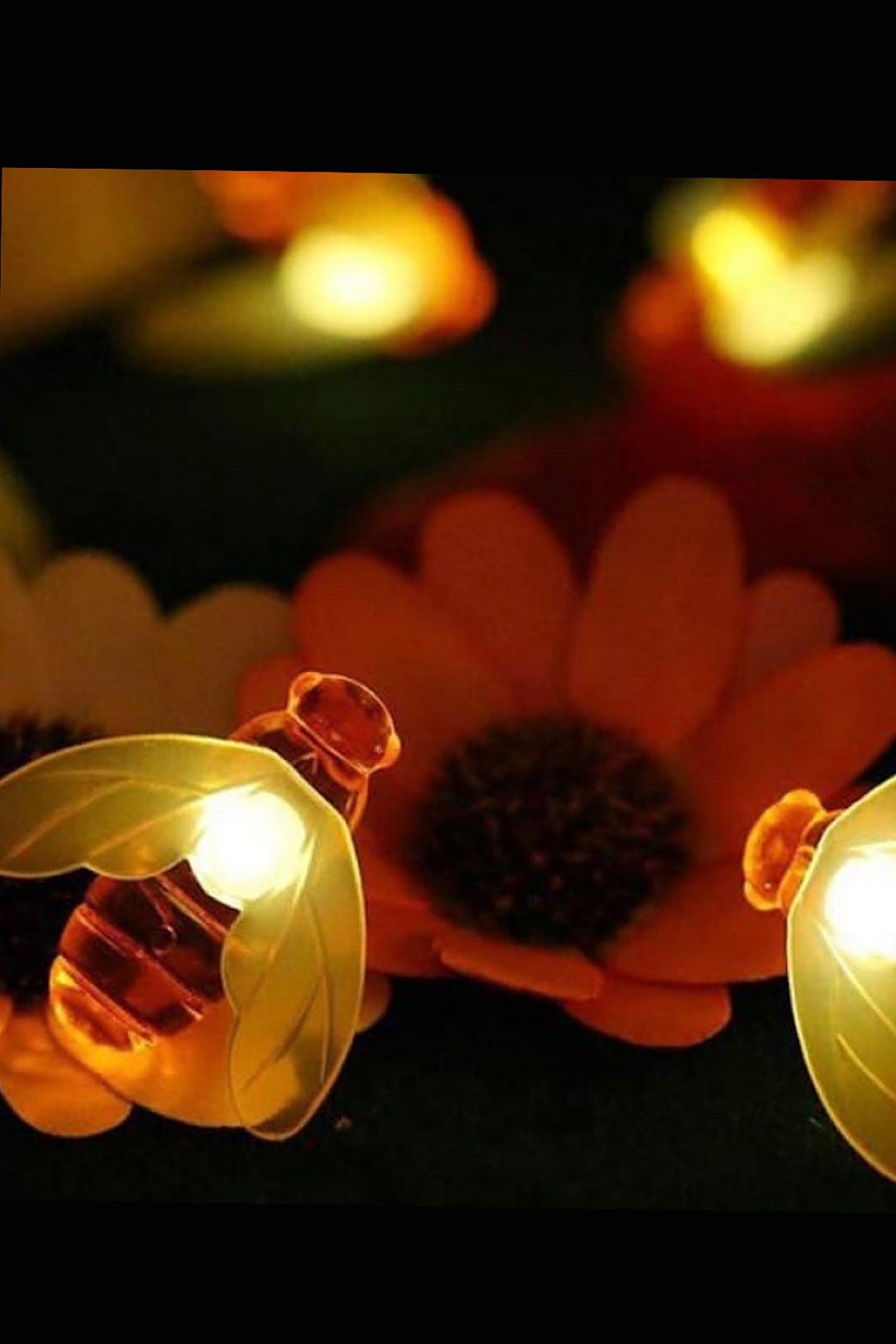 Solar Arılar Led Işık Zinciri