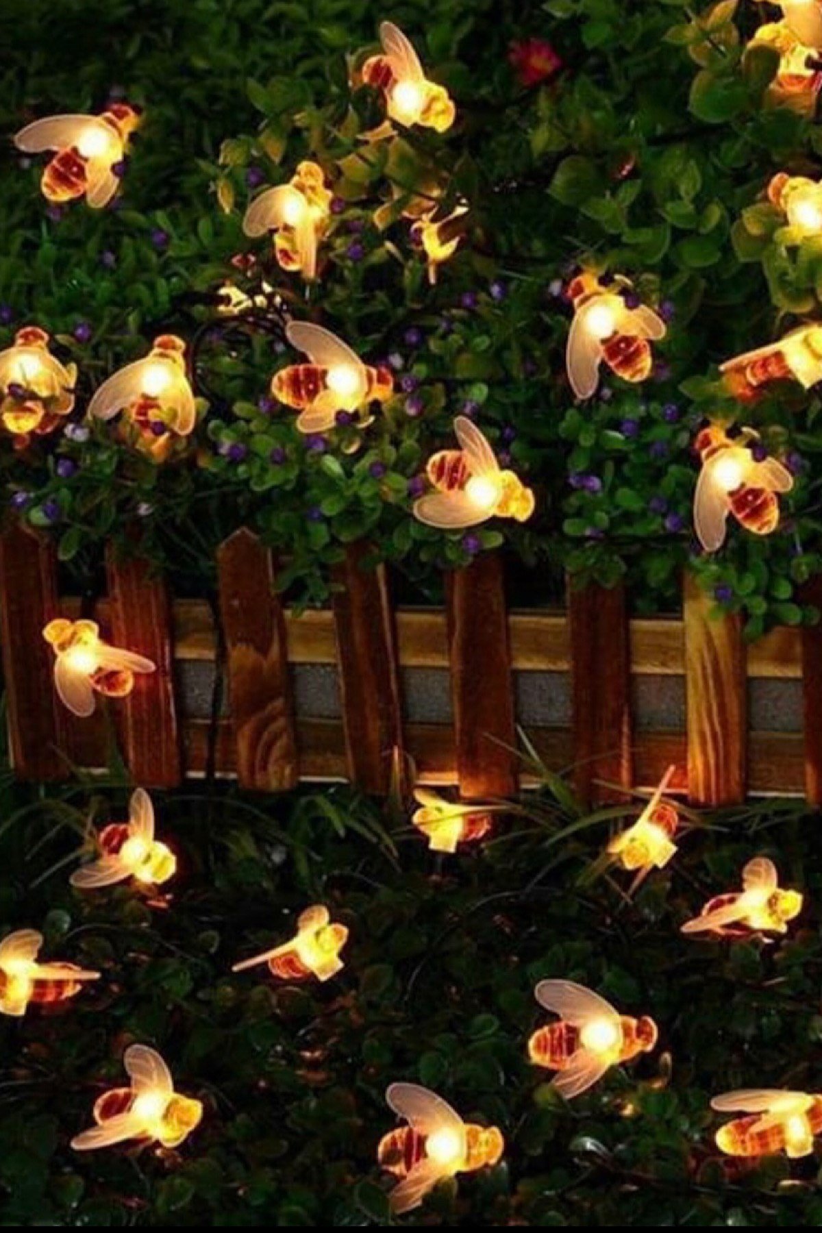 Solar Arılar Led Işık Zinciri
