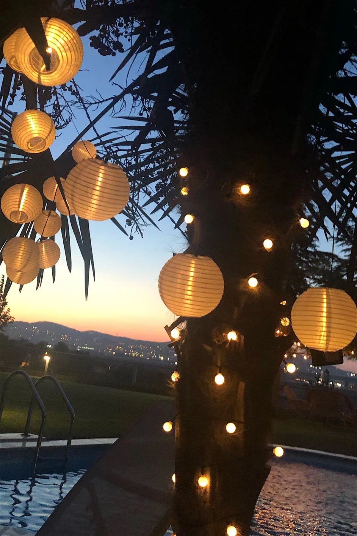 Solar Fener Led Işık Zinciri 5 Metre 20 Ledli