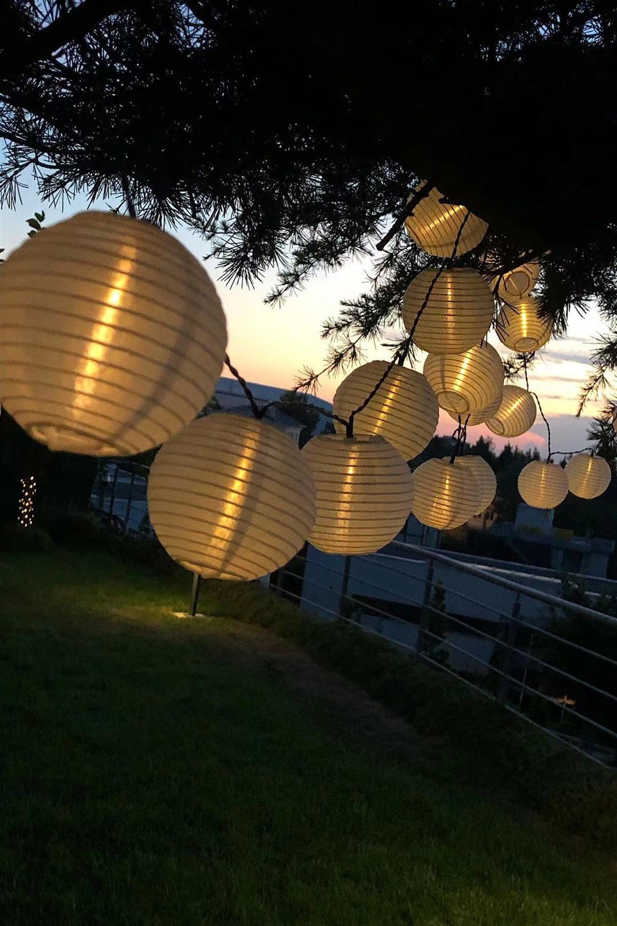 Solar Fener Led Işık Zinciri 5 Metre 20 Ledli