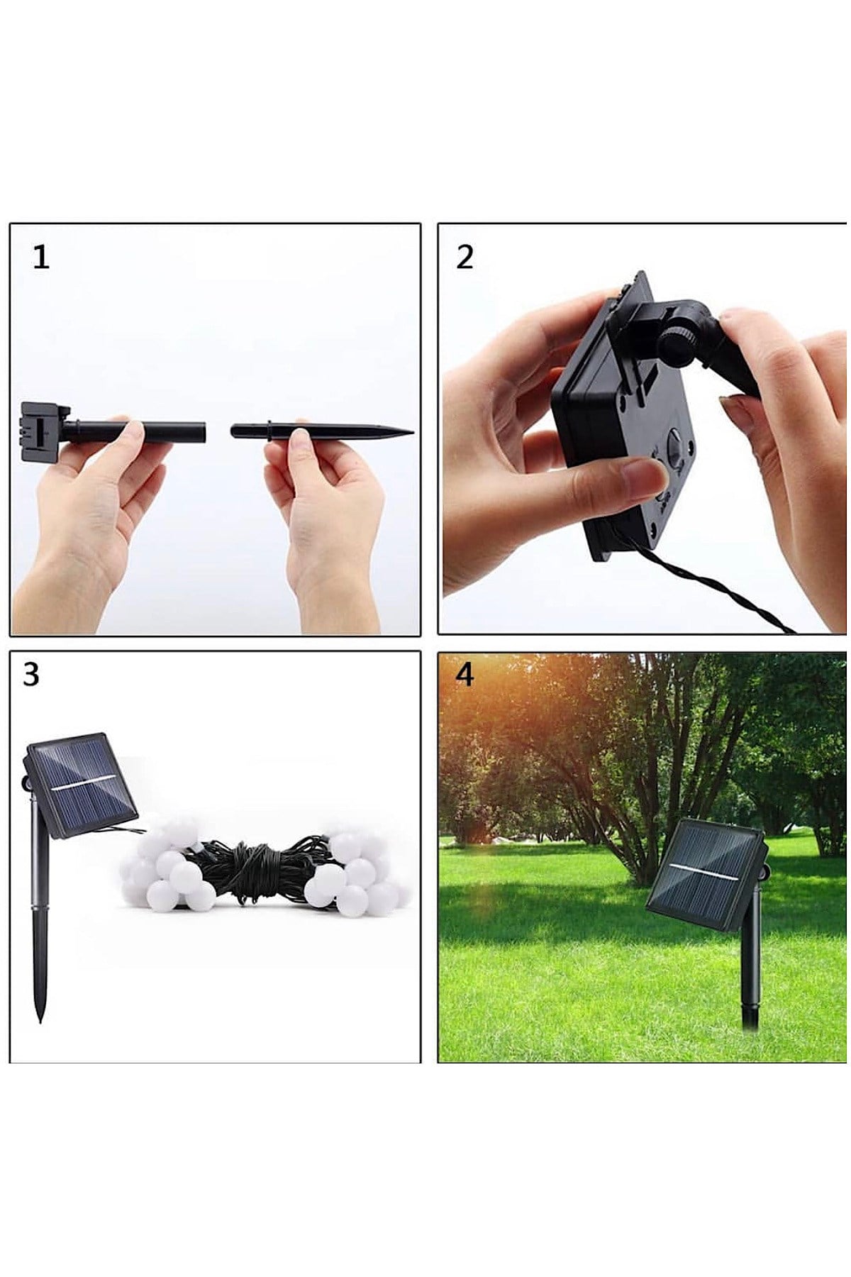 Solar Top Led Işık Zinciri