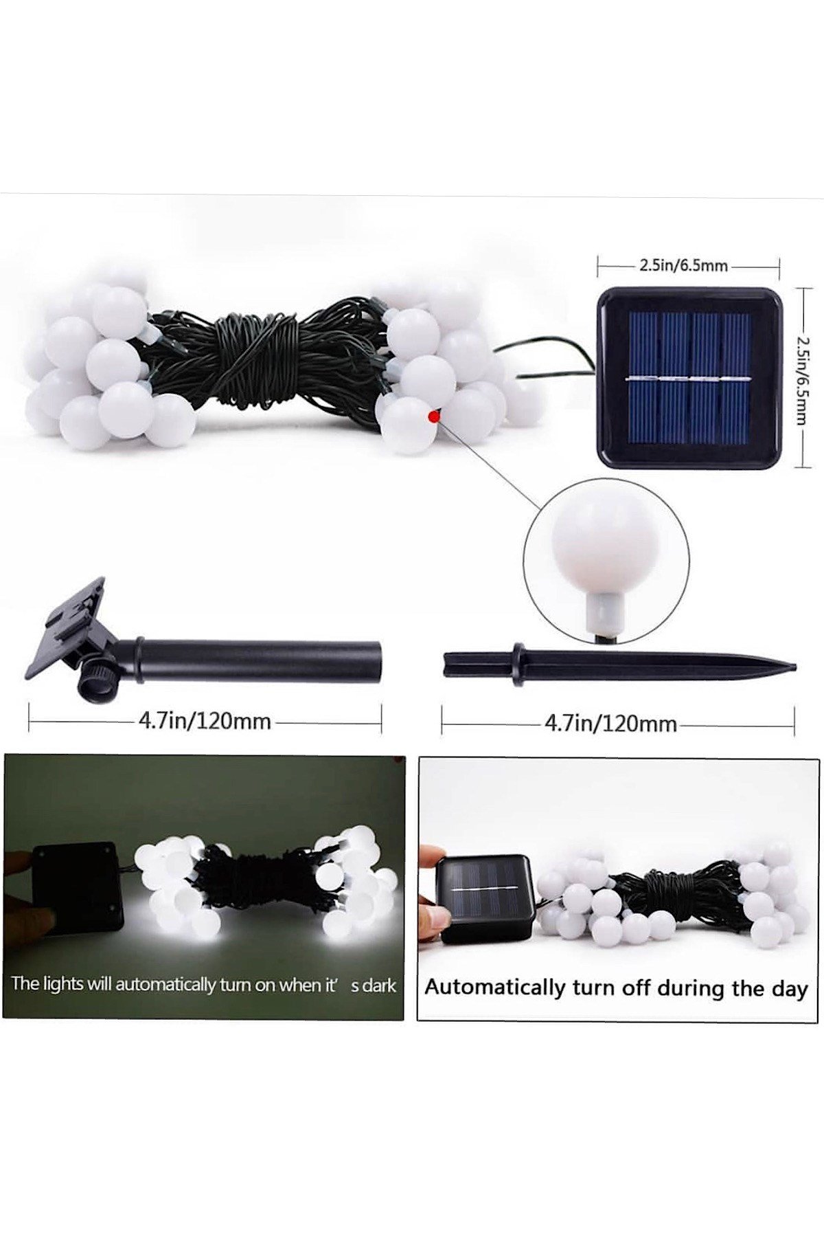 Solar Top Led Işık Zinciri