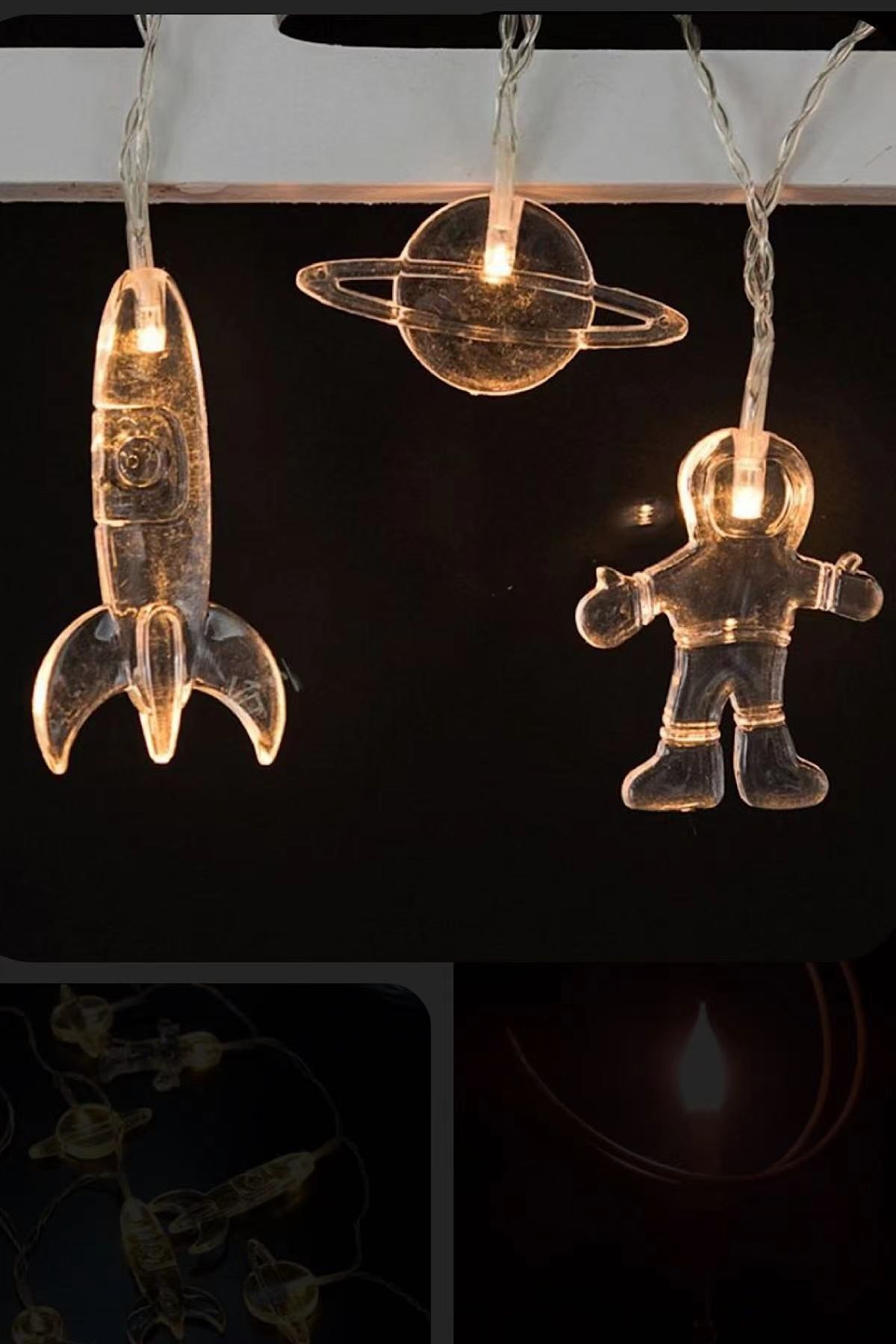 Uzay Temalı Led Işık