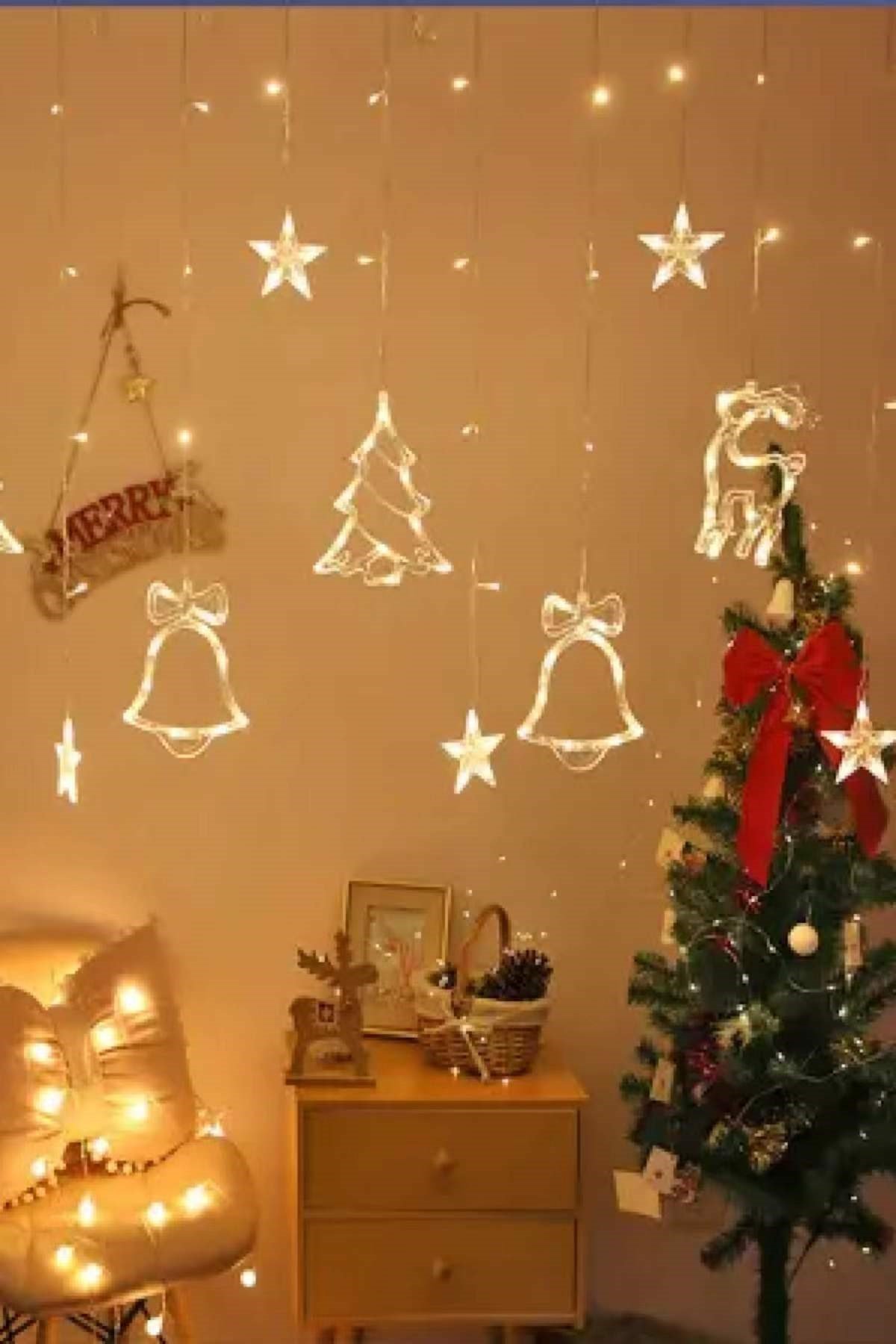 Yılbaşı Perde Led Işık