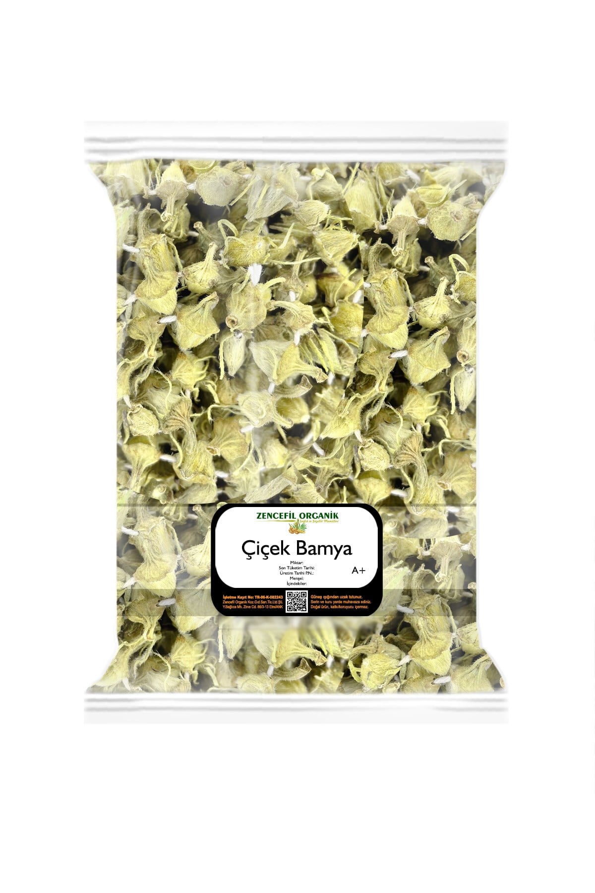 Çiçek Bamya 1. Kalite - Yeni Mahsül Kuru Bamya 250 Gr.