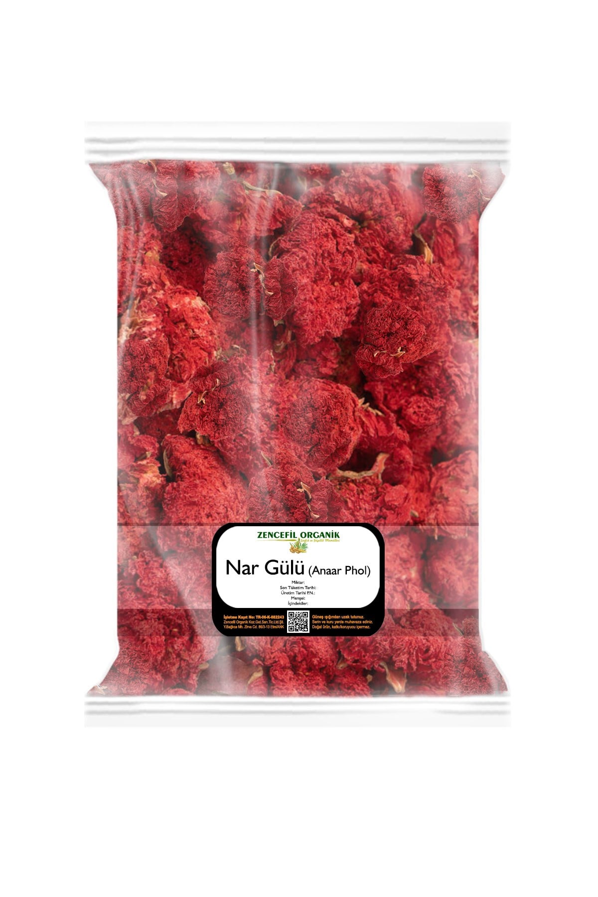 Nar Çiçeği Kurusu İthal Anar Phool Gule Anaar Pomegranate Flower Tomurcuk Nar Gülü