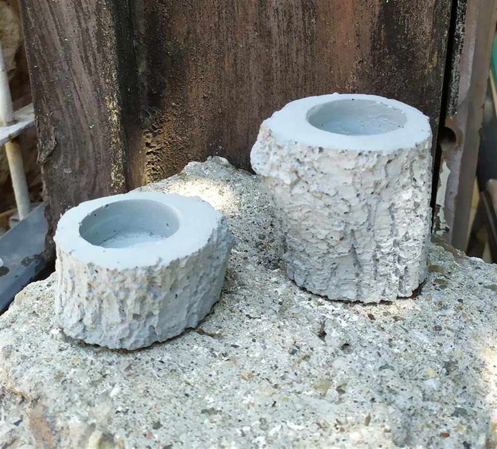 Beton 2'li Kütük Mumluk