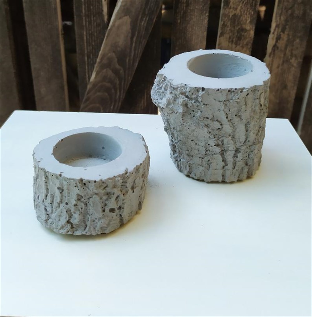 Beton 2'li Kütük Mumluk