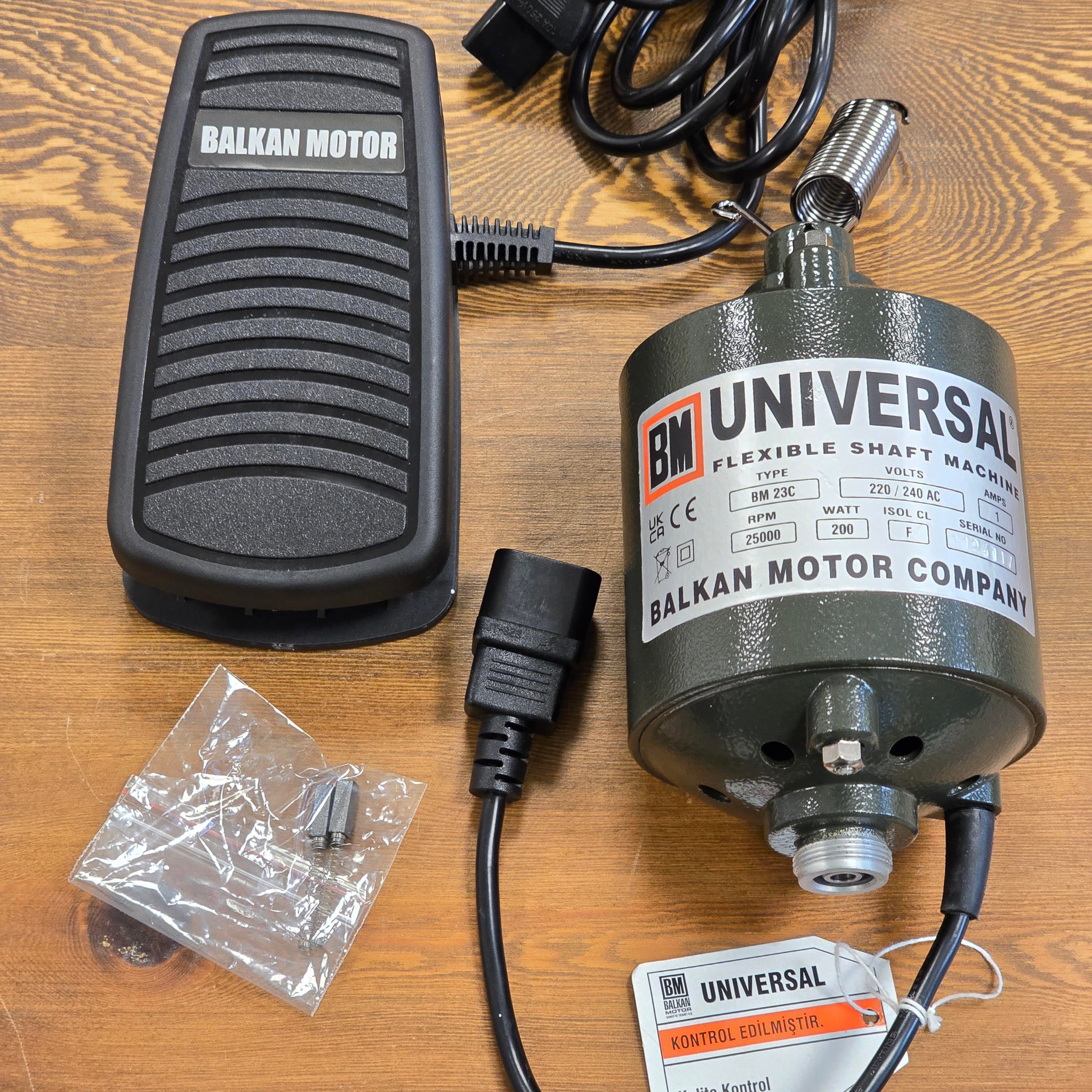 Universal Spiral Motor 25000 Devir BM23C  200 Watt + Devir Ayarlı Pedal