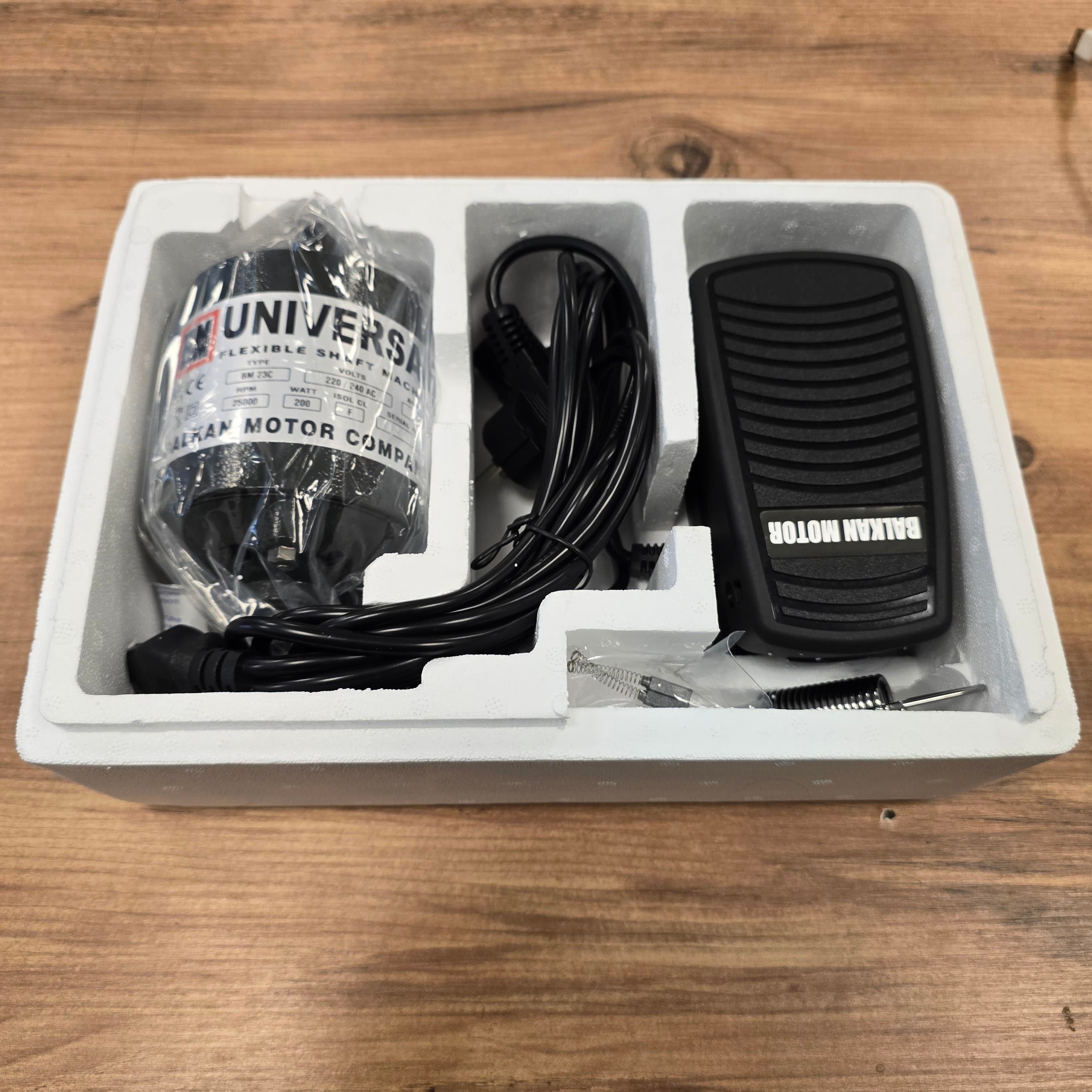 Universal Spiral Motor 25000 Devir BM23C  200 Watt + Devir Ayarlı Pedal