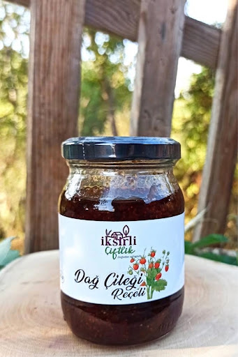 Dağ Çileği Reçeli 190 g. (Organik elma suyu konsantreli)