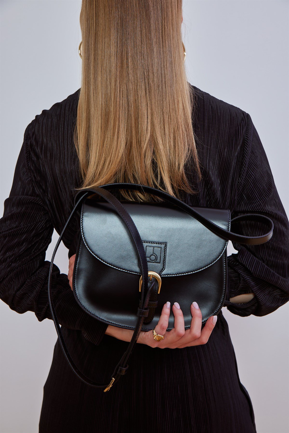 70's Saddle Bag Siyah