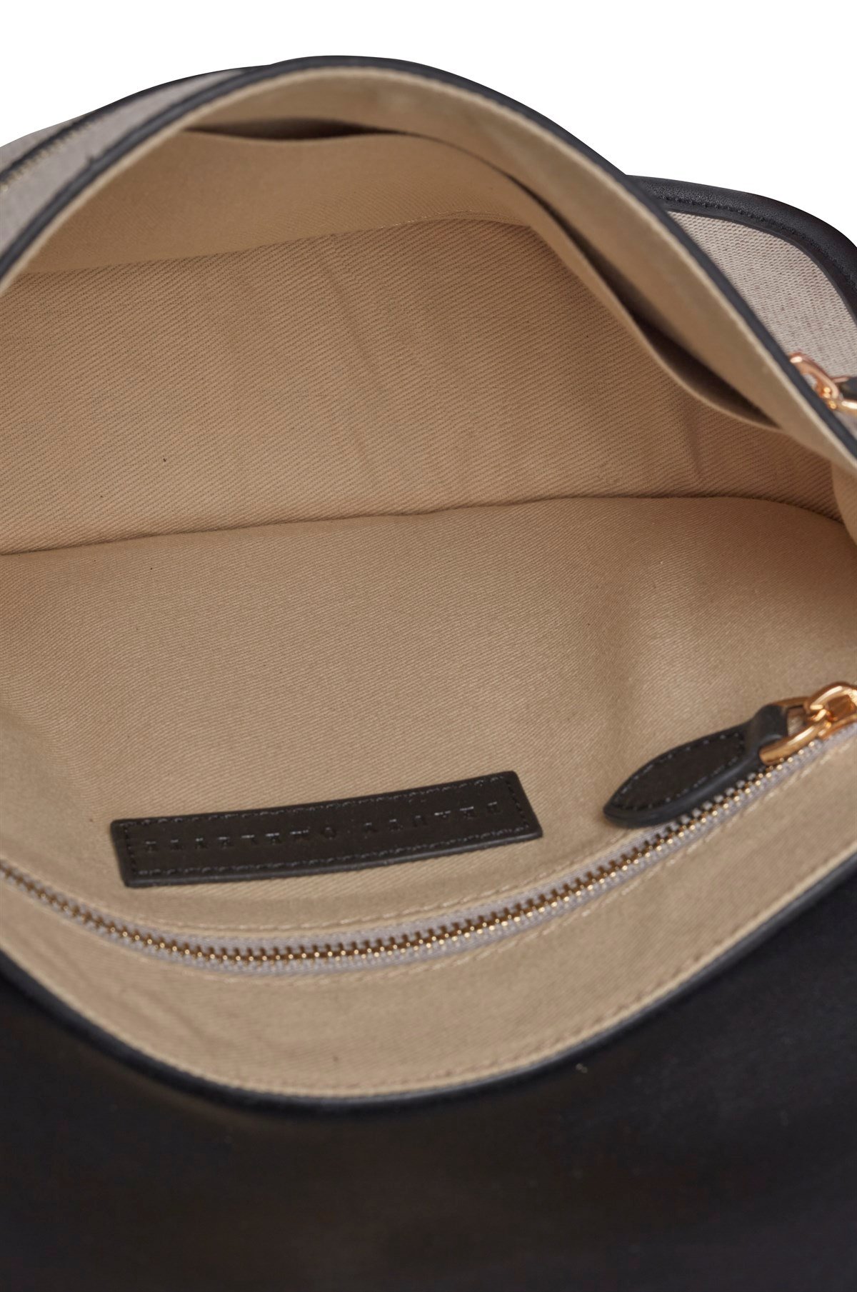 70's Saddle Canvas Bag Siyah