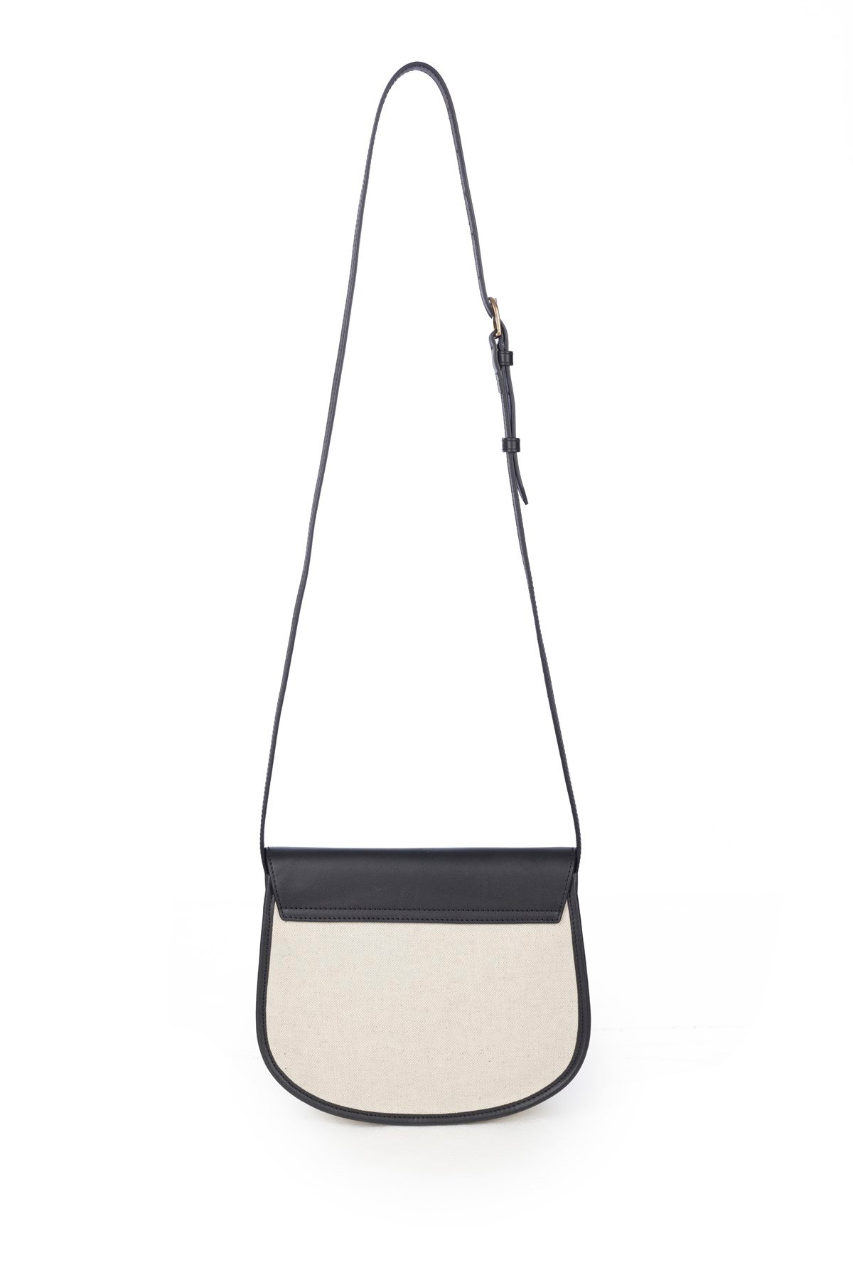 70's Saddle Canvas Bag Siyah