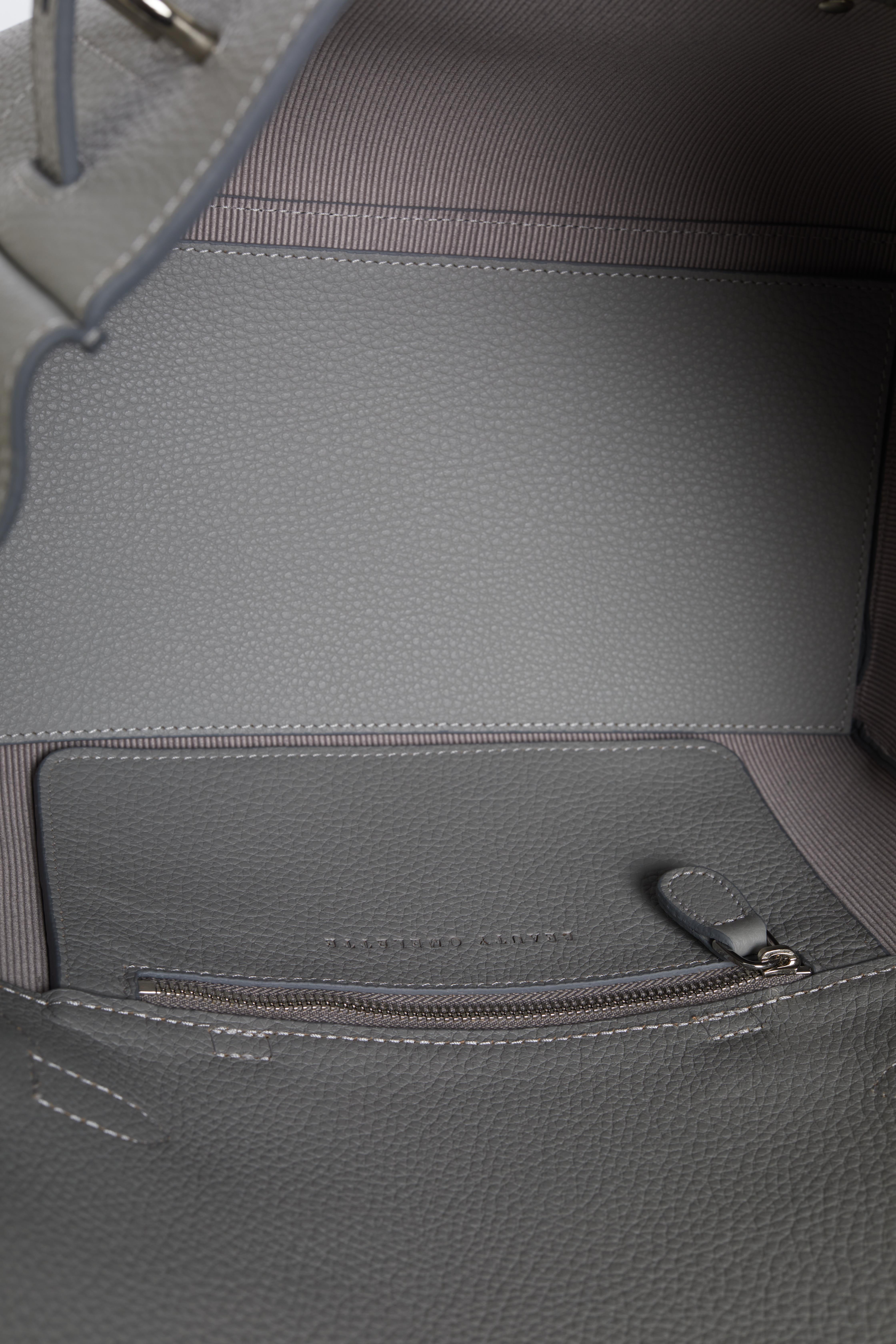 Açık Gri Gabrielle Floater Medium Bag Silver