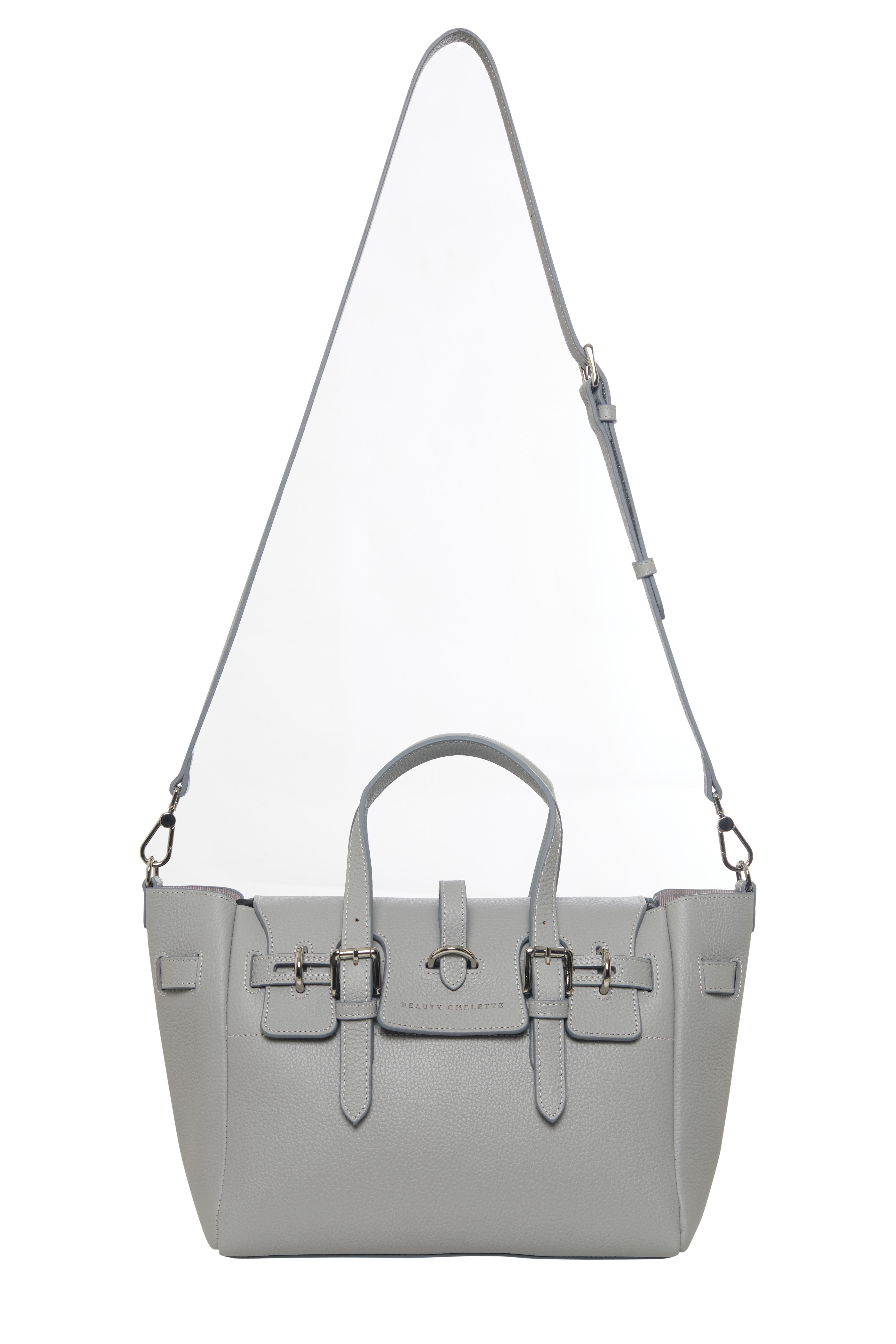 Açık Gri Gabrielle Floater Medium Bag Silver