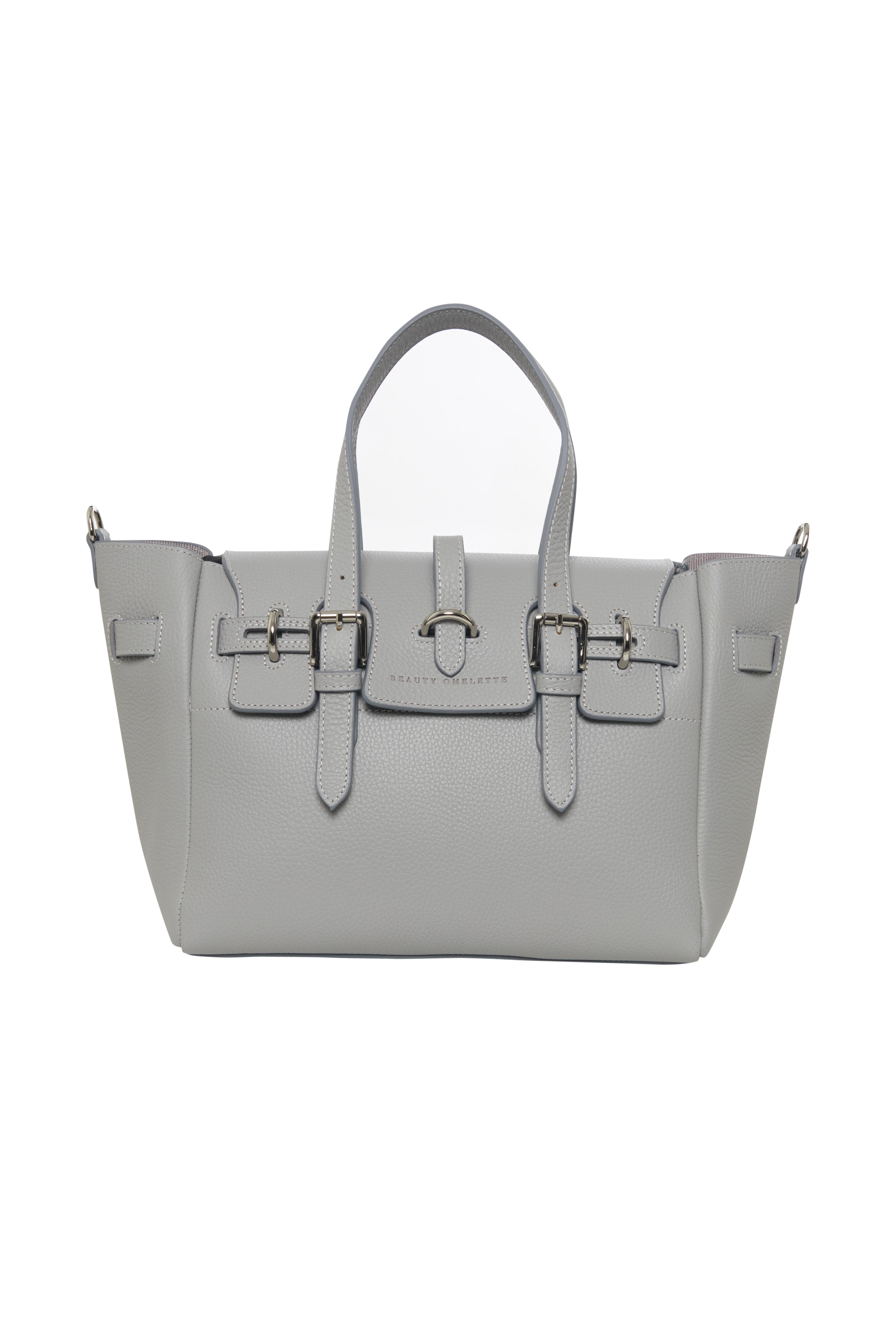 Açık Gri Gabrielle Floater Medium Bag Silver