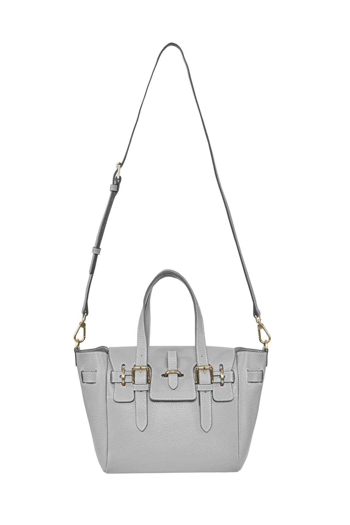 Açık Gri Gabrielle Floater Mini Bag Gold