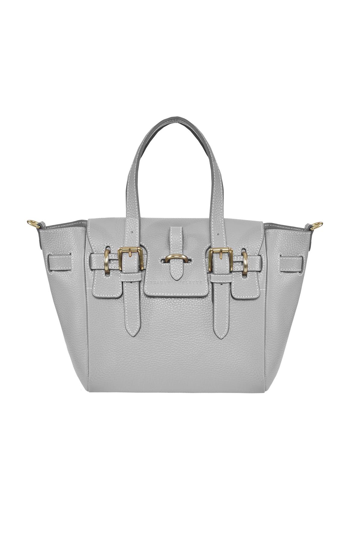 Açık Gri Gabrielle Floater Mini Bag Gold