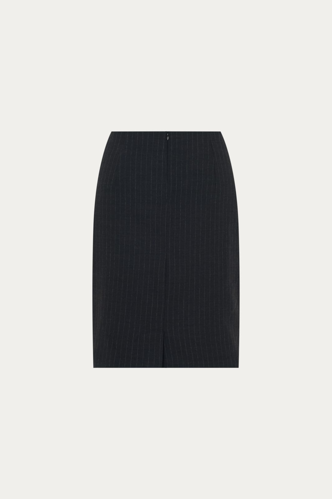 Antrasit Pinstripe Midi Boy Kalem Etek