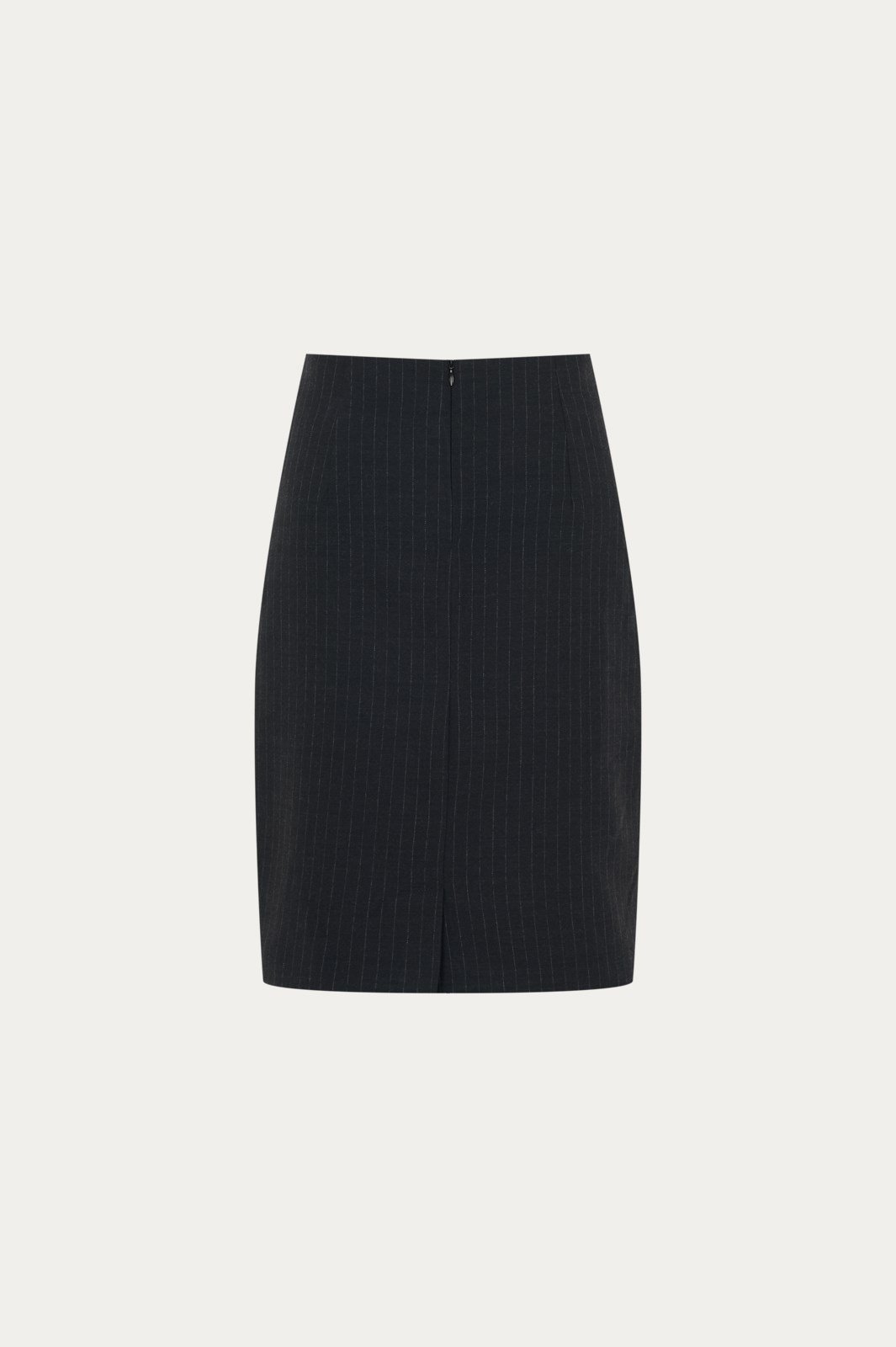 Antrasit Pinstripe Midi Boy Kalem Etek