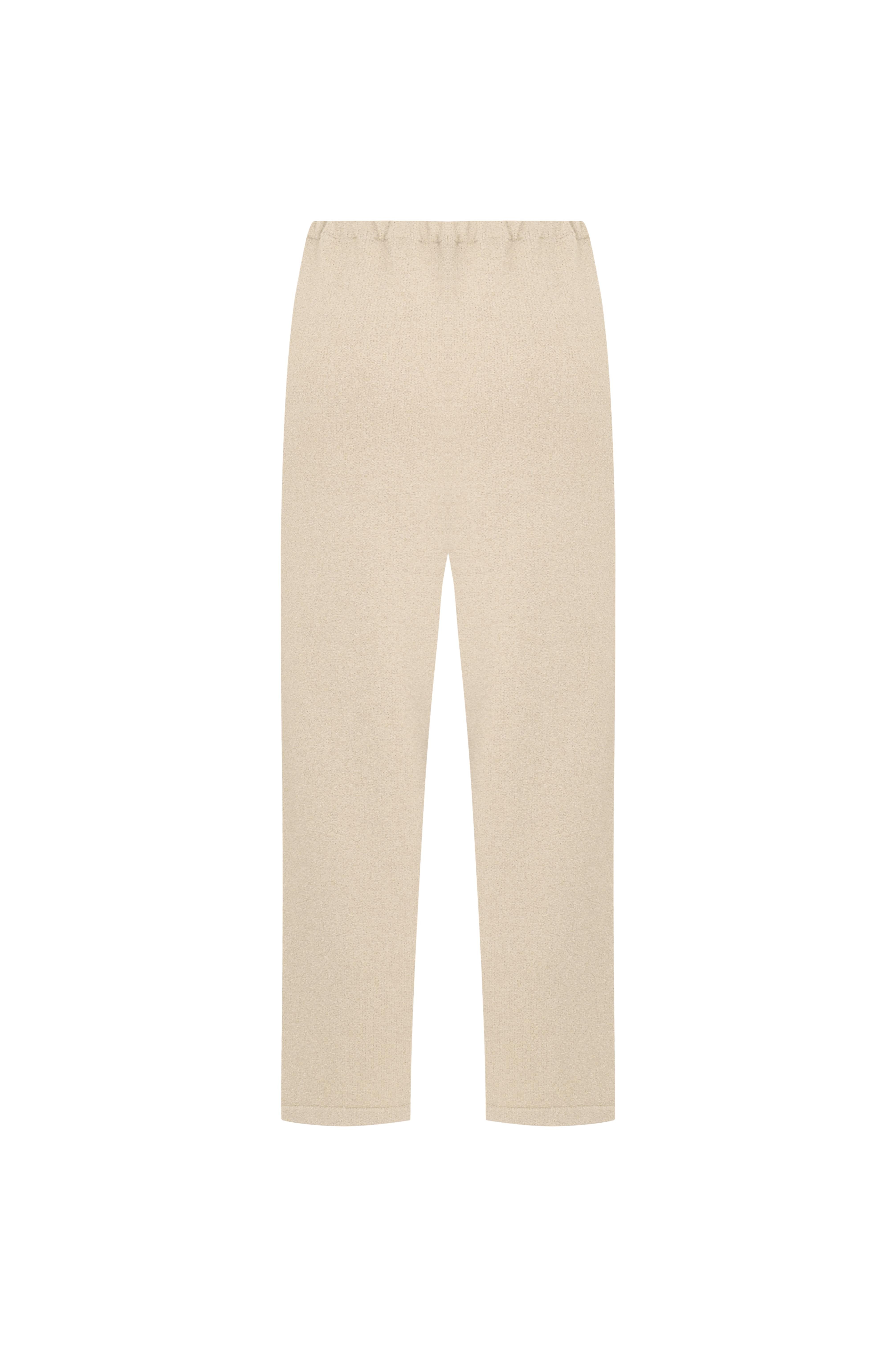 Bej Havlu Crop Pantolon