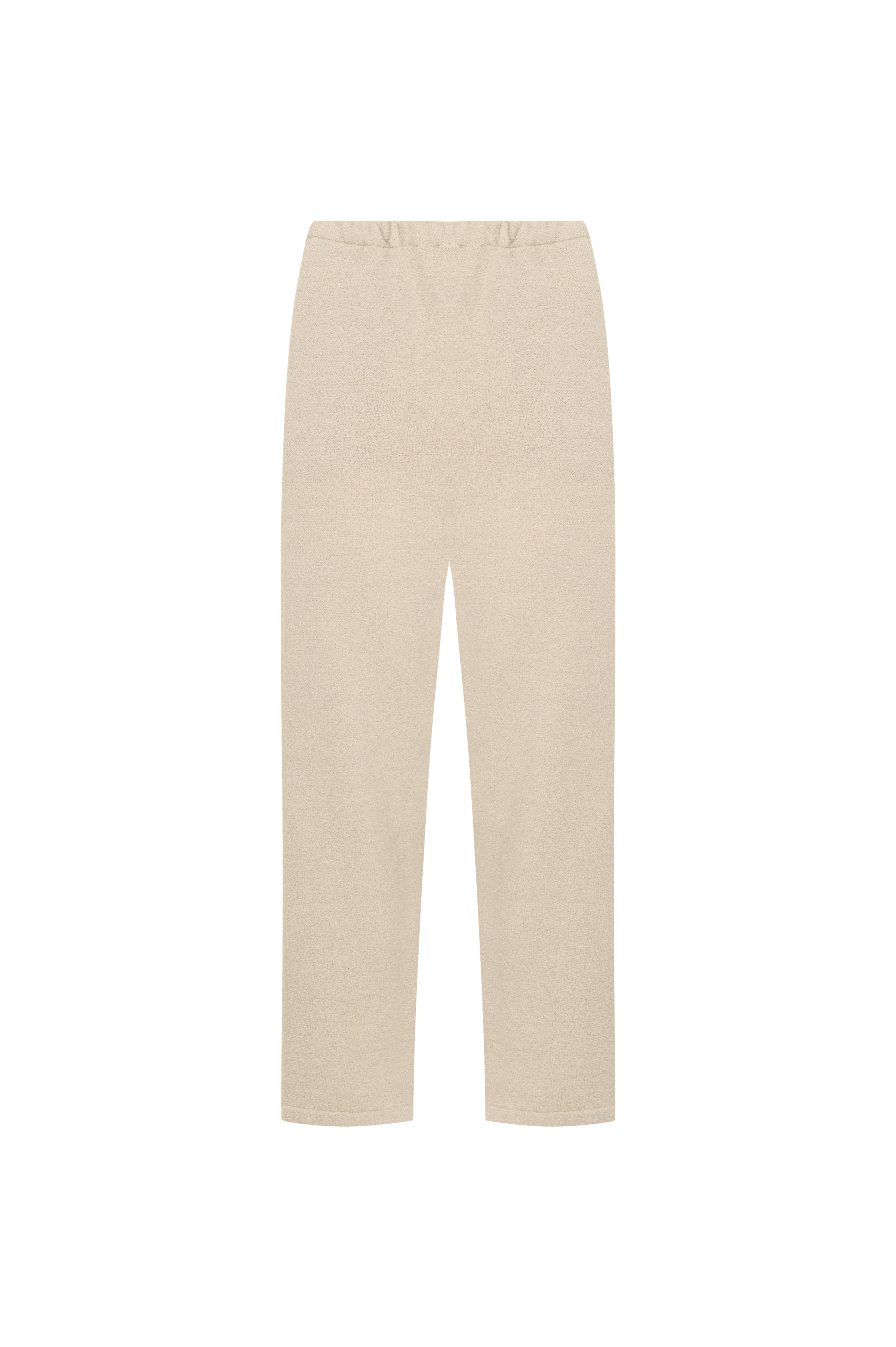 Bej Havlu Crop Pantolon