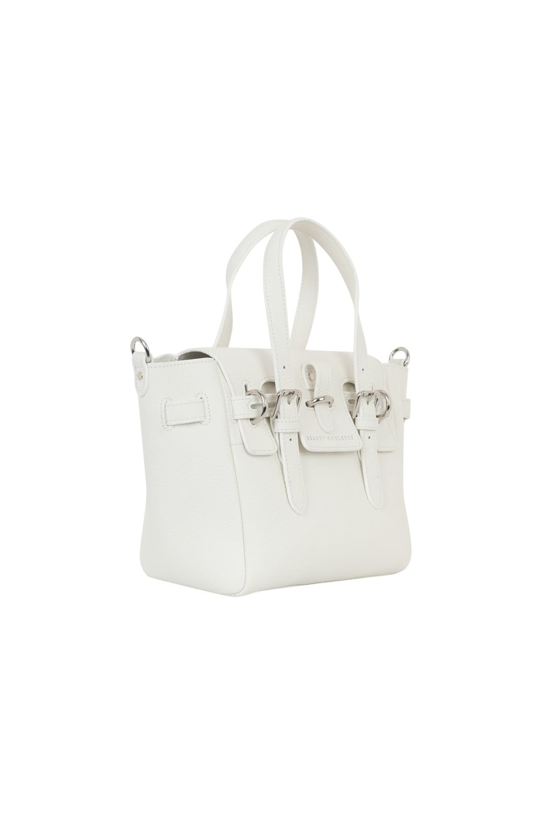 Beyaz Gabrielle Floater Mini Bag Silver