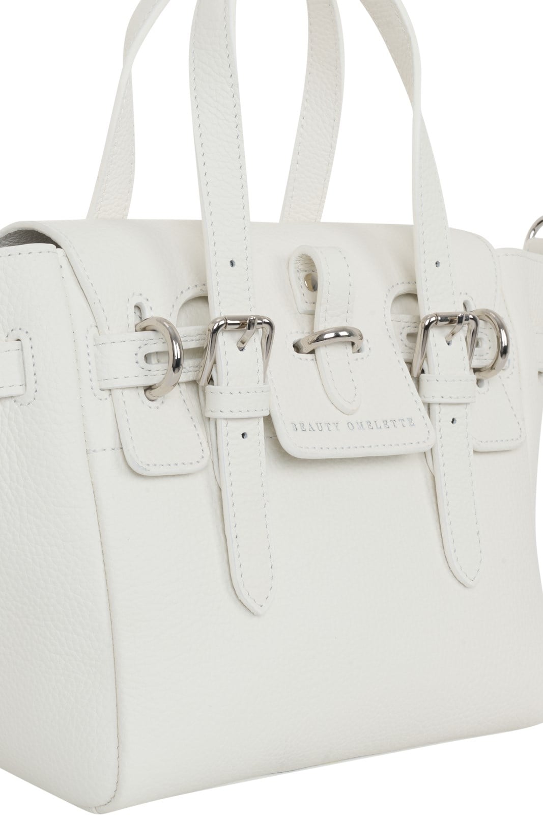 Beyaz Gabrielle Floater Mini Bag Silver