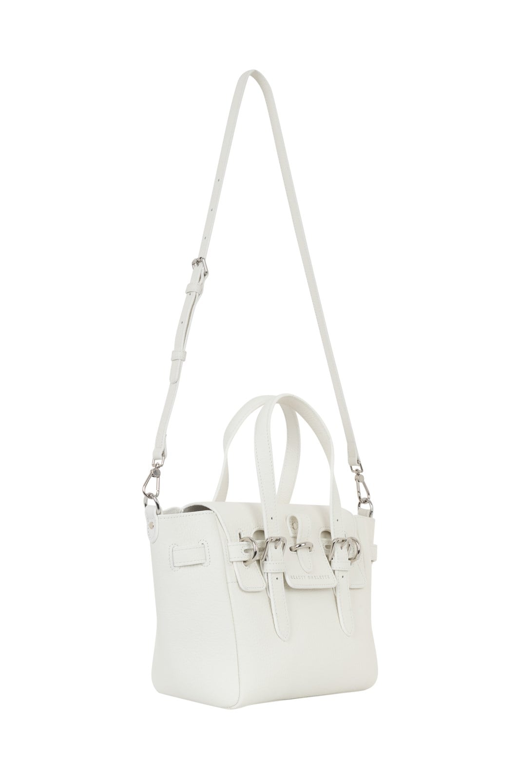 Beyaz Gabrielle Floater Mini Bag Silver