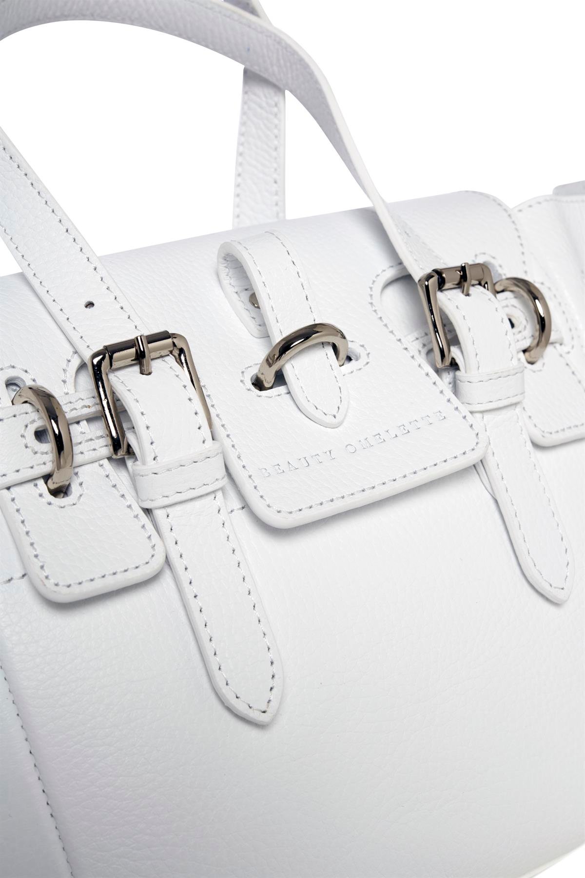 Beyaz Gabrielle Floater Mini Bag Silver