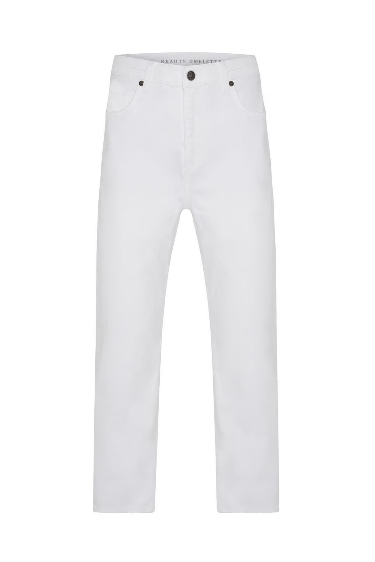 Beyaz New Straight Fit Jean