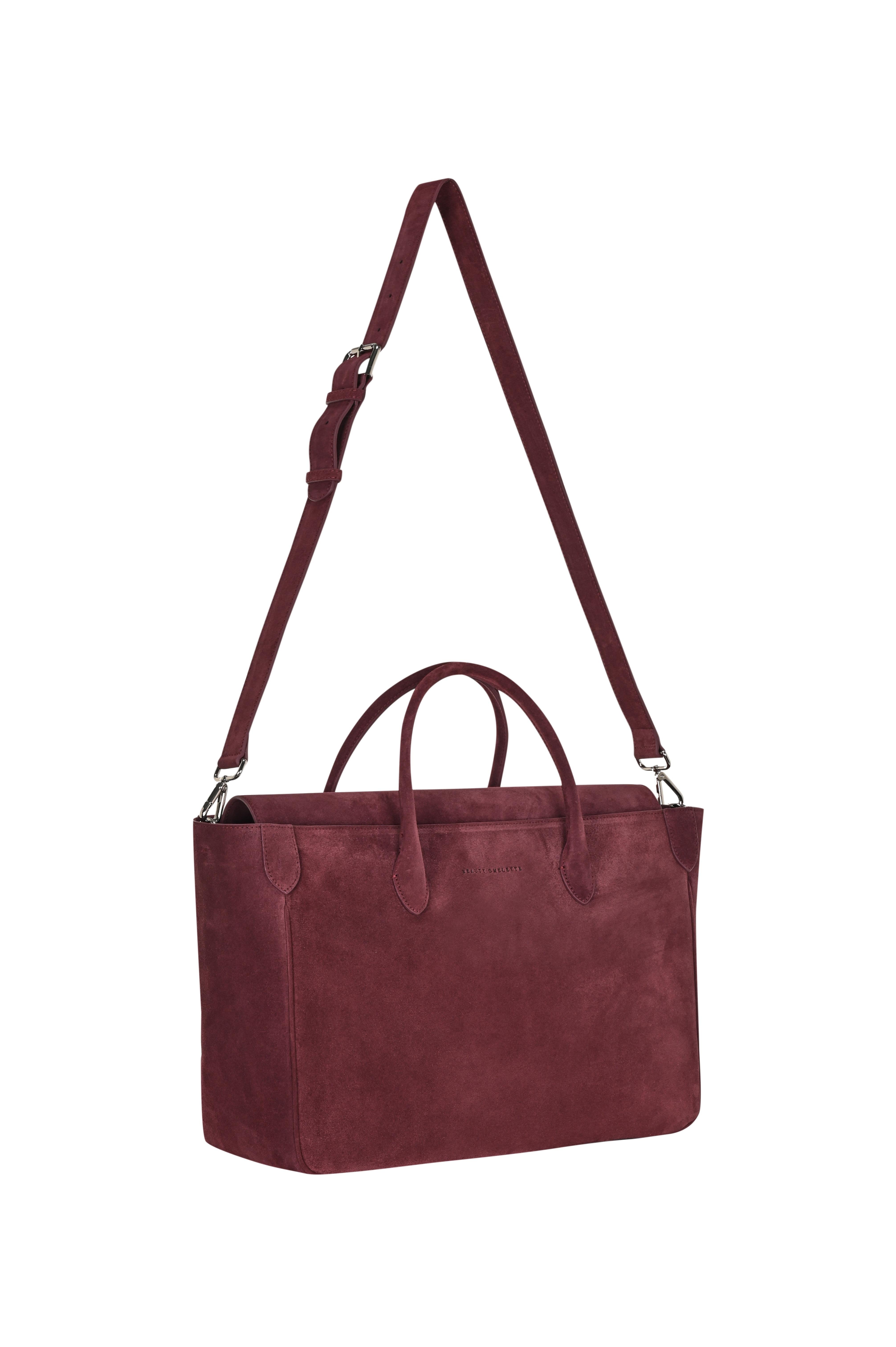 Bordo Raphael XL Süet Bag